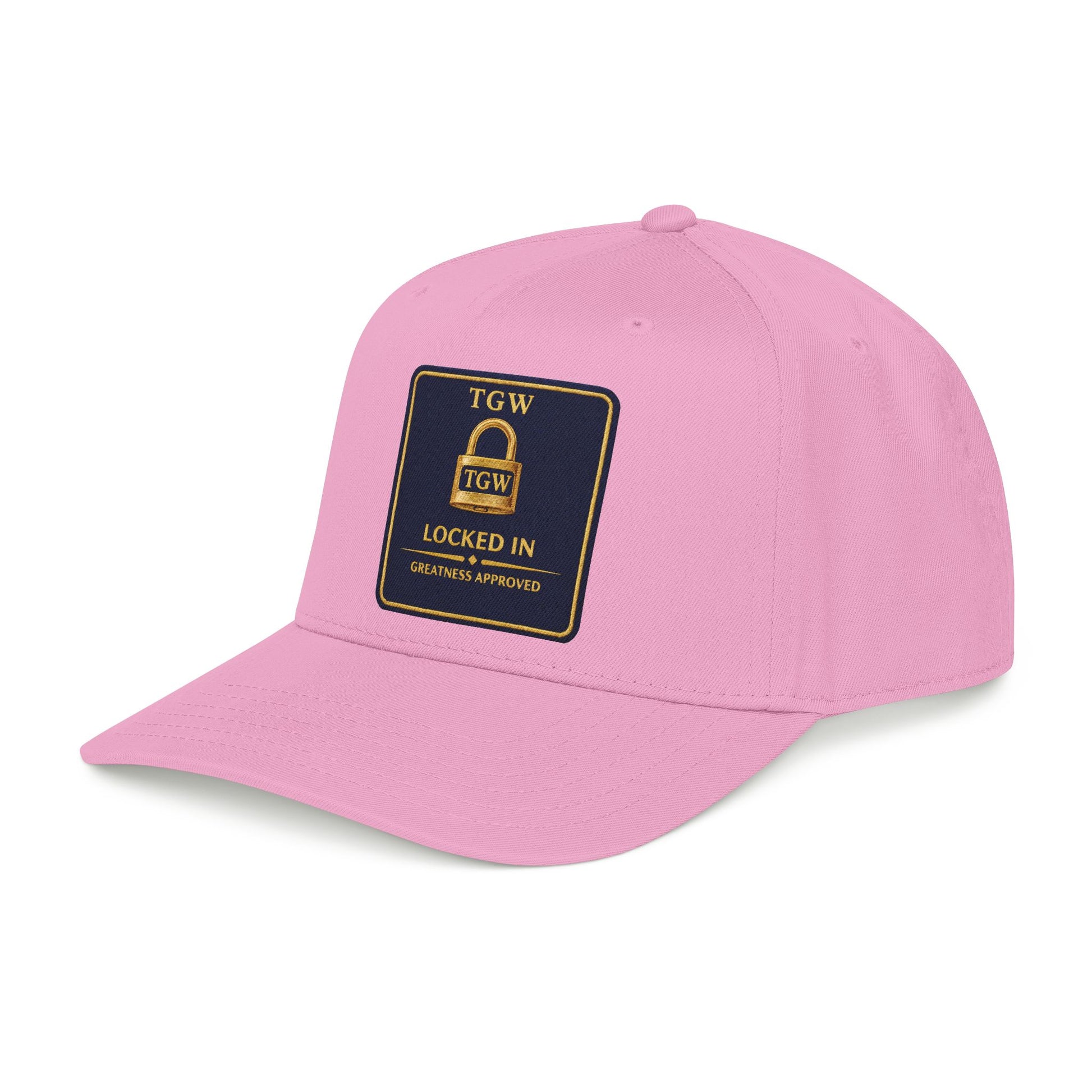 TGW “LOCKED IN” — Greatness Approved   Mid Profile Baseball Cap
