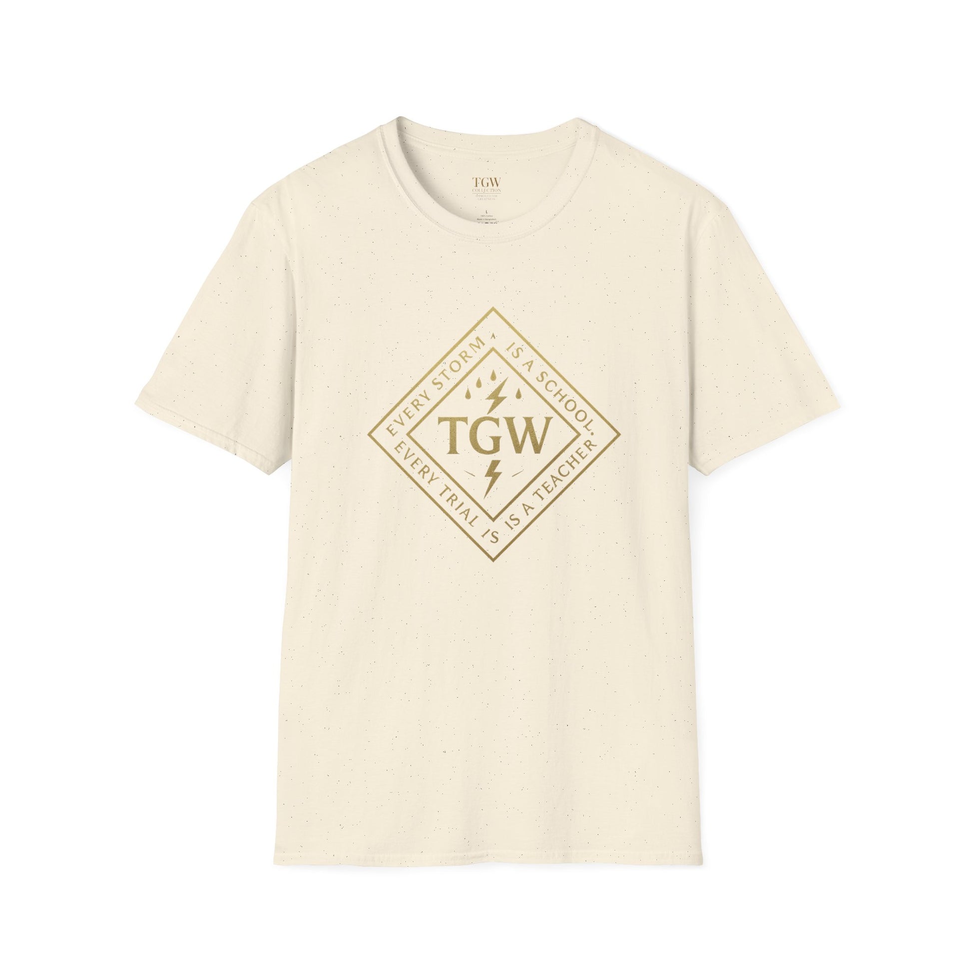 Graphic Tee with Lightning Design - Casual Trendy T-Shirt for Everyday Wear, Gifts, Occasions, Festivals