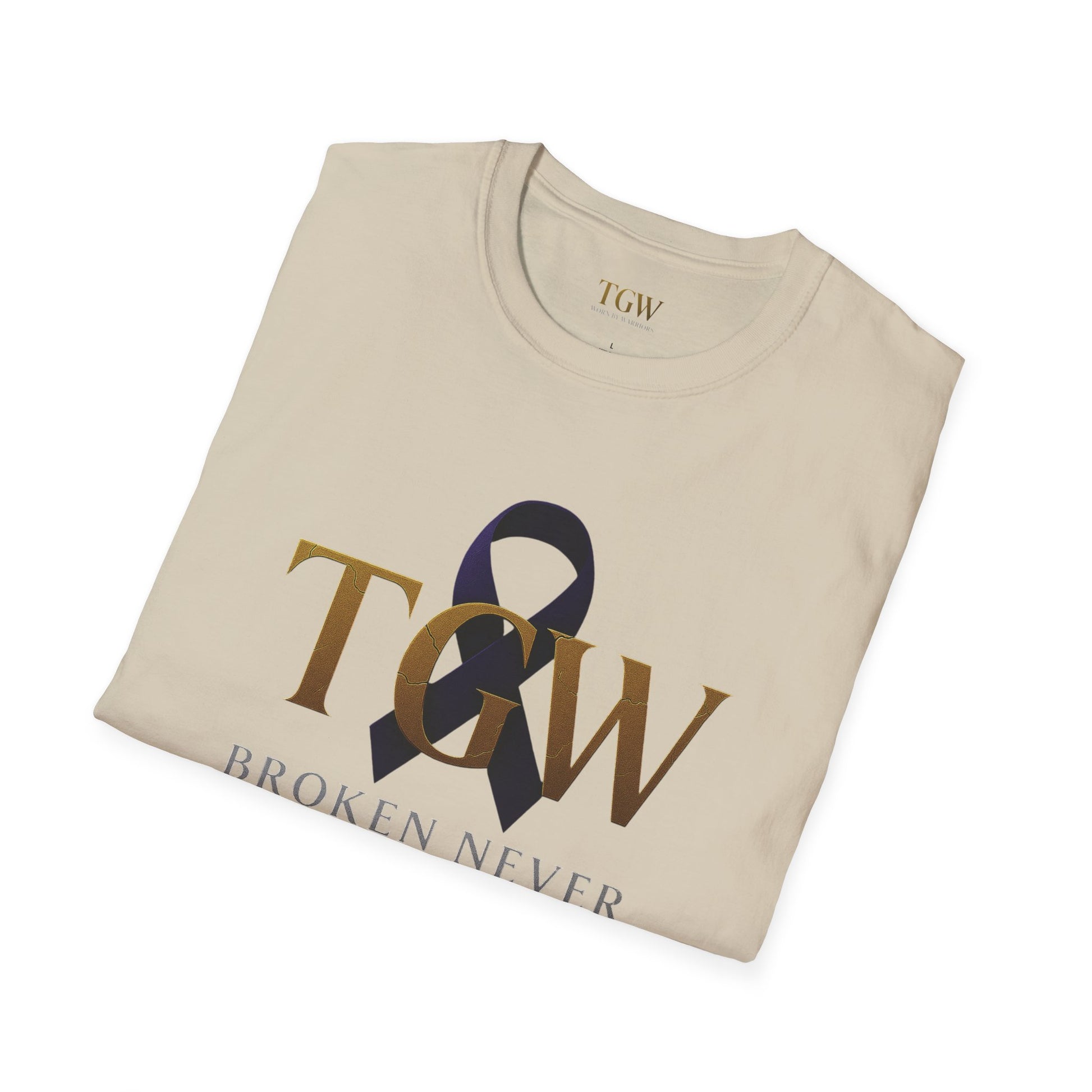 Empowering Unisex Softstyle T-Shirt, Supportive Tee for Awareness, Gift for Cancer Fighters, Casual Wear, Inspirational Shirt