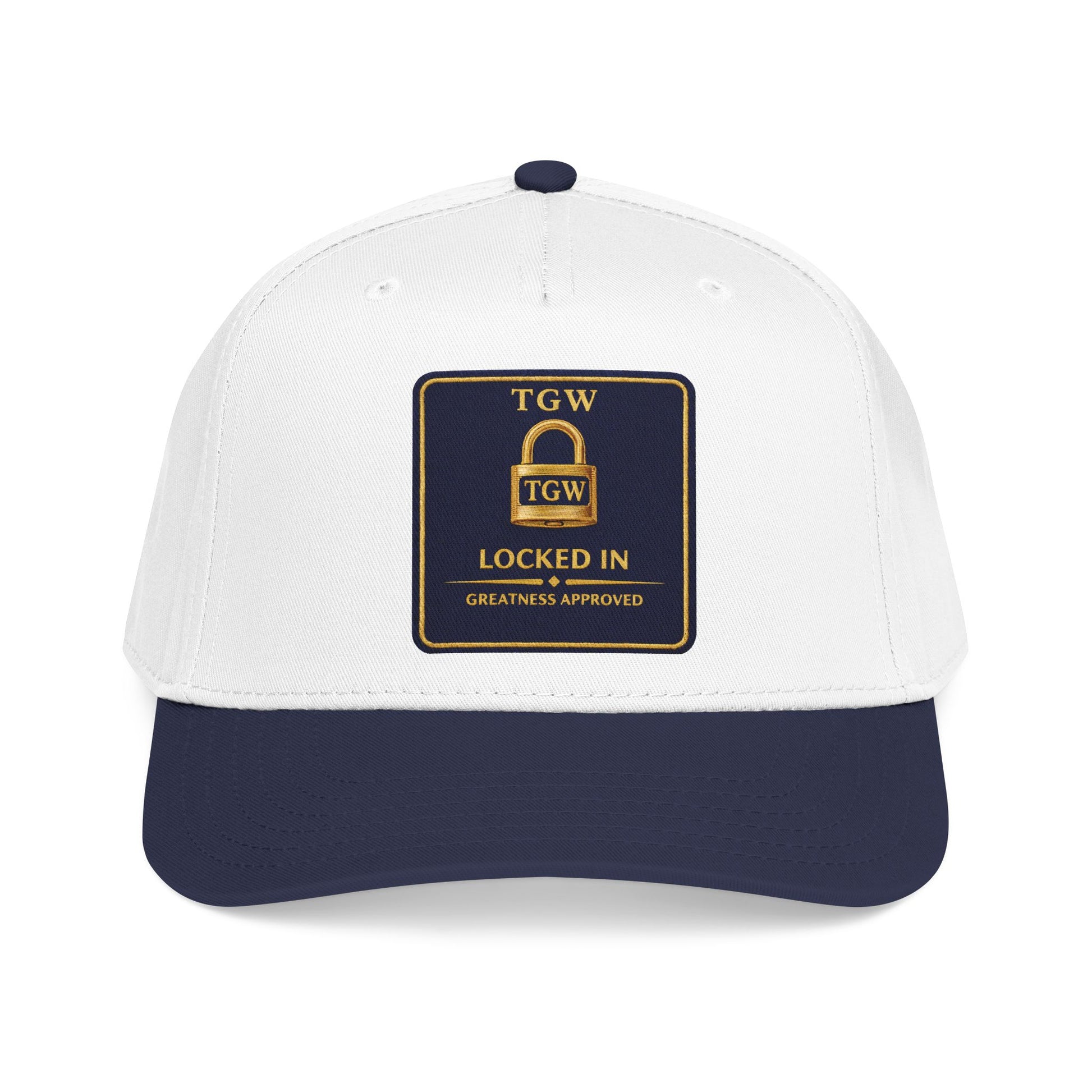 TGW “LOCKED IN” — Greatness Approved   Mid Profile Baseball Cap