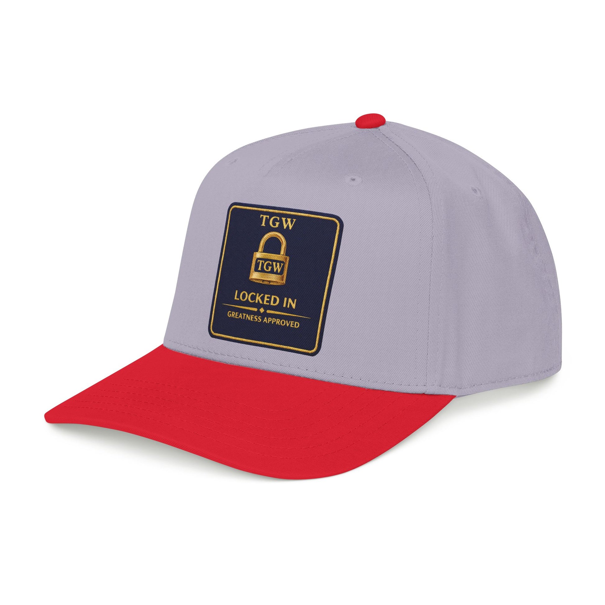 TGW “LOCKED IN” — Greatness Approved   Mid Profile Baseball Cap