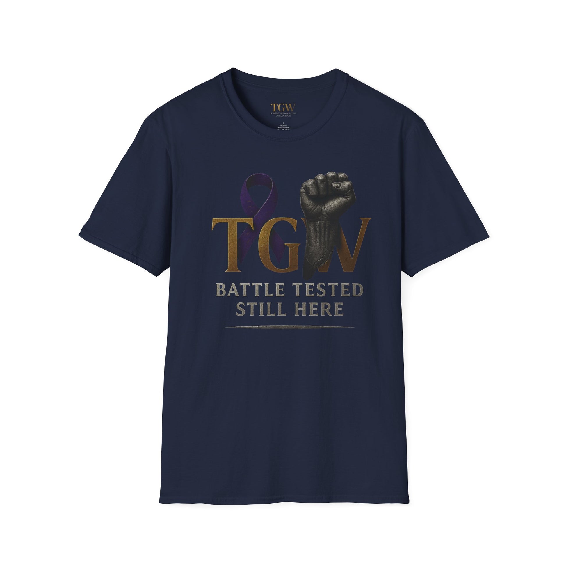 Men Empowerment Graphic Tee - Soft style T-Shirt, Battle Tested Shirt, Motivational Gift, Activism Apparel, Everyday Wear, Gift for Heroes