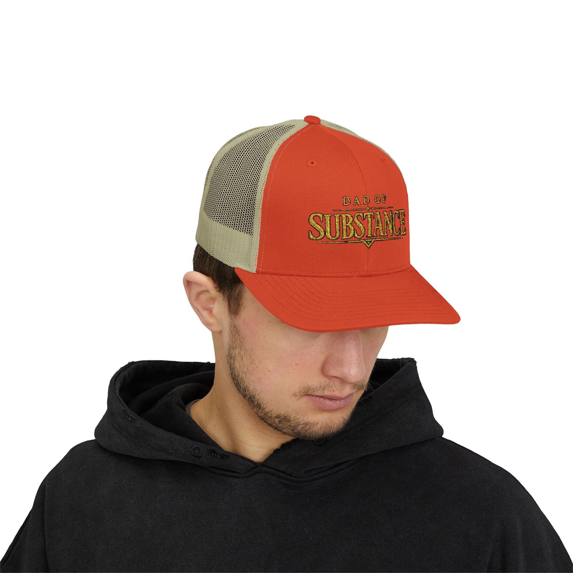TGW COLLECTION TM - Dad of Substance Snapback Trucker Cap