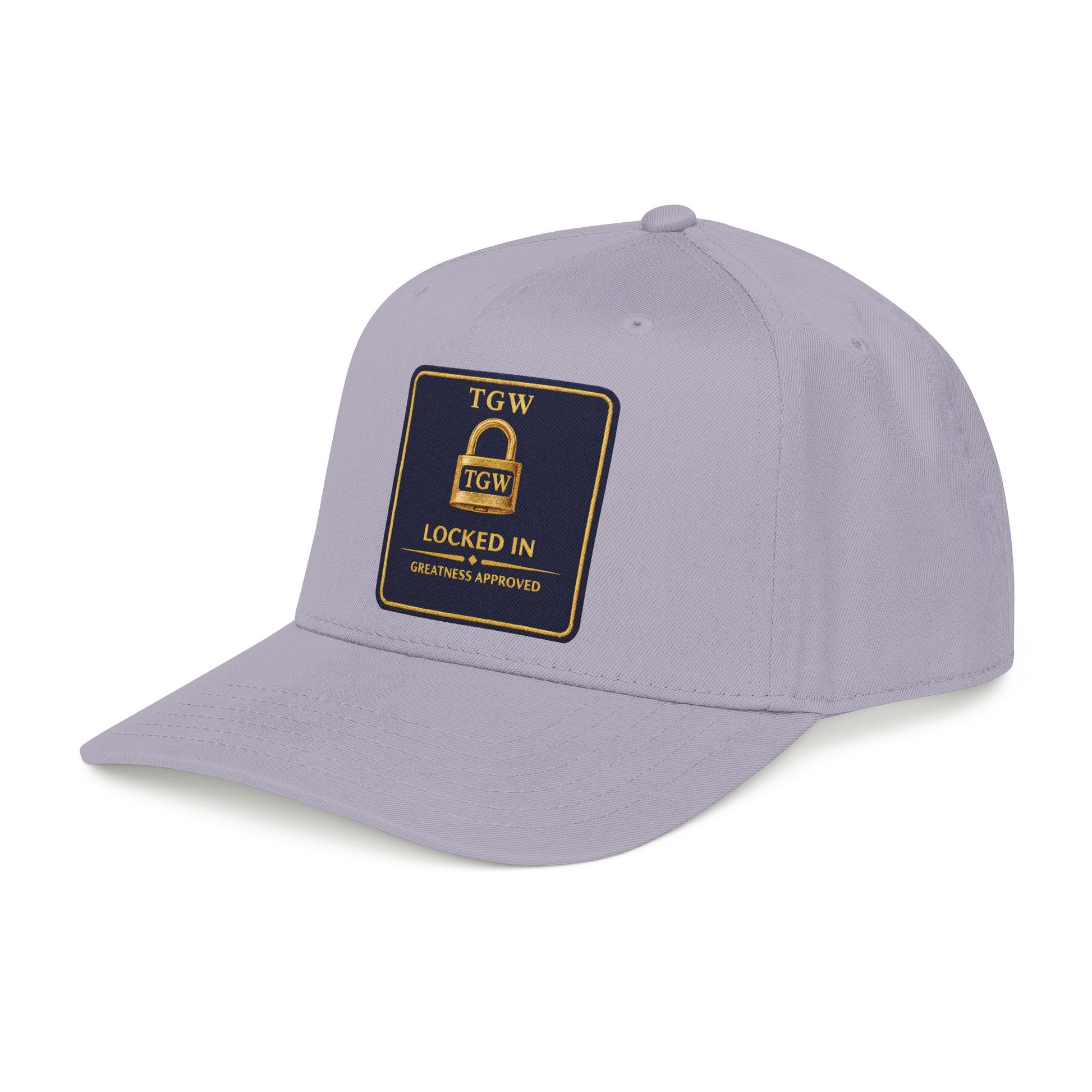 TGW “LOCKED IN” — Greatness Approved   Mid Profile Baseball Cap