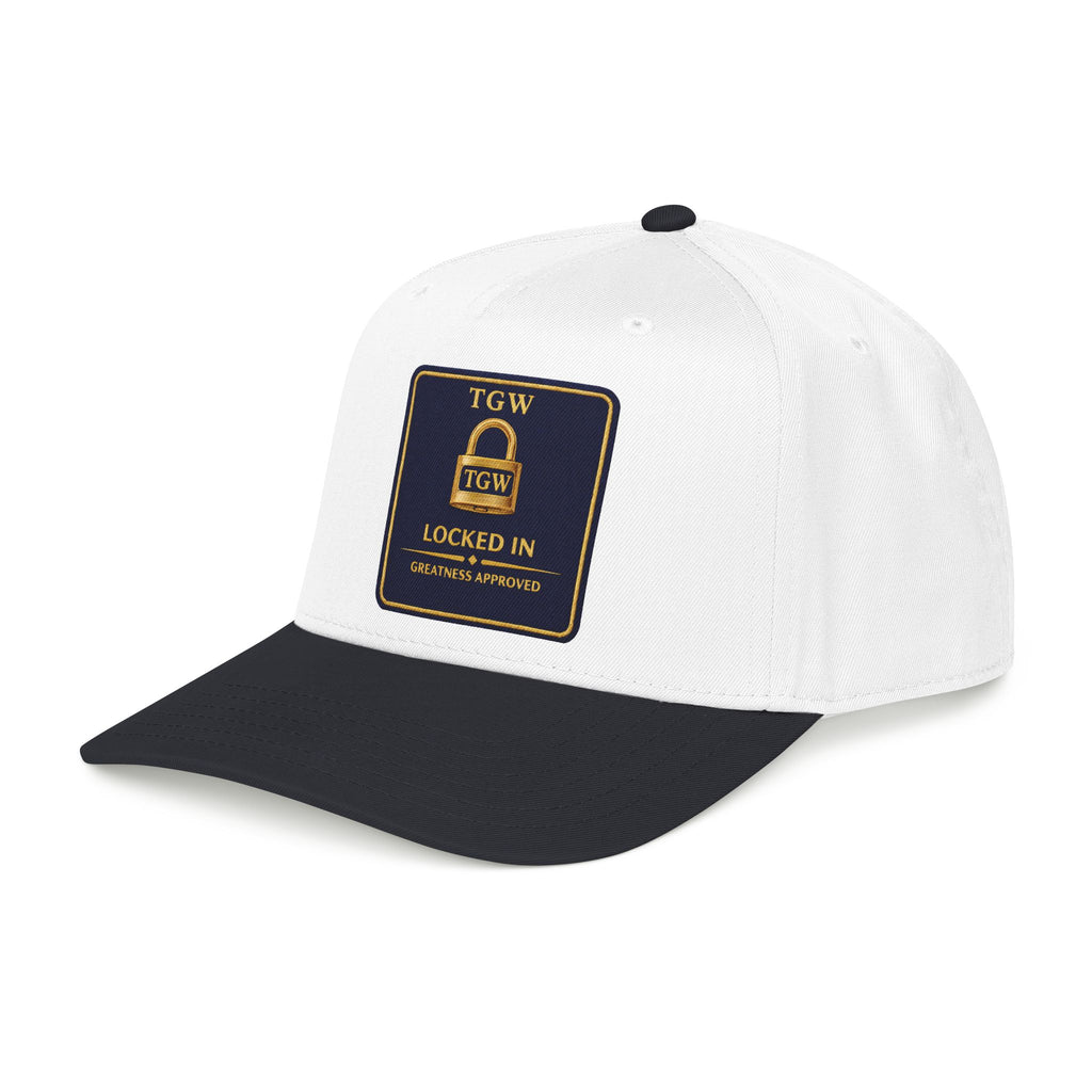 TGW “LOCKED IN” — Greatness Approved   Mid Profile Baseball Cap