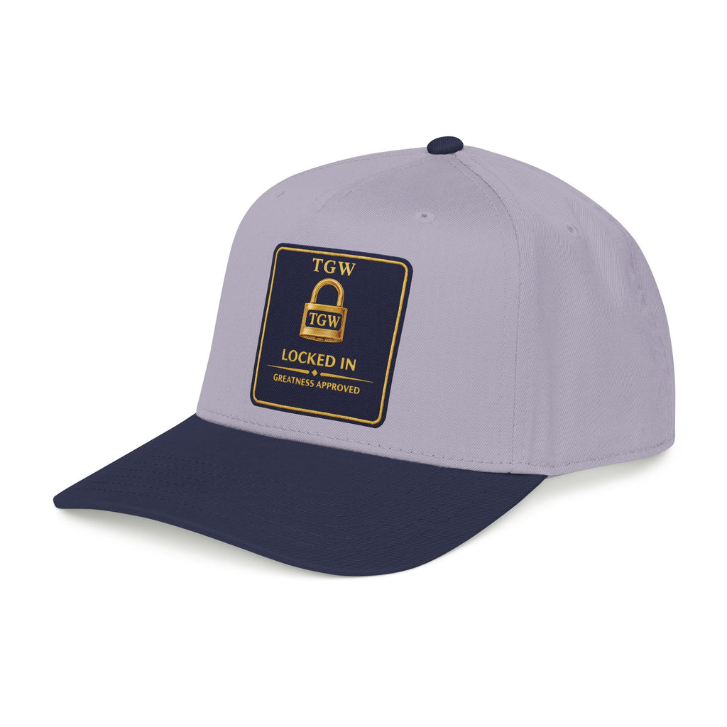 TGW “LOCKED IN” — Greatness Approved   Mid Profile Baseball Cap