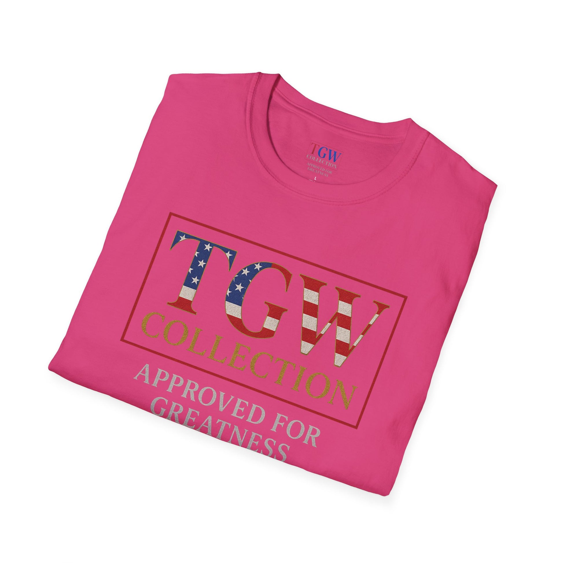 Soft style T-Shirt: TGW Collection, Approved for Greatness - Comfortable Apparel for Everyday, Gifts for Friends, USA Pride