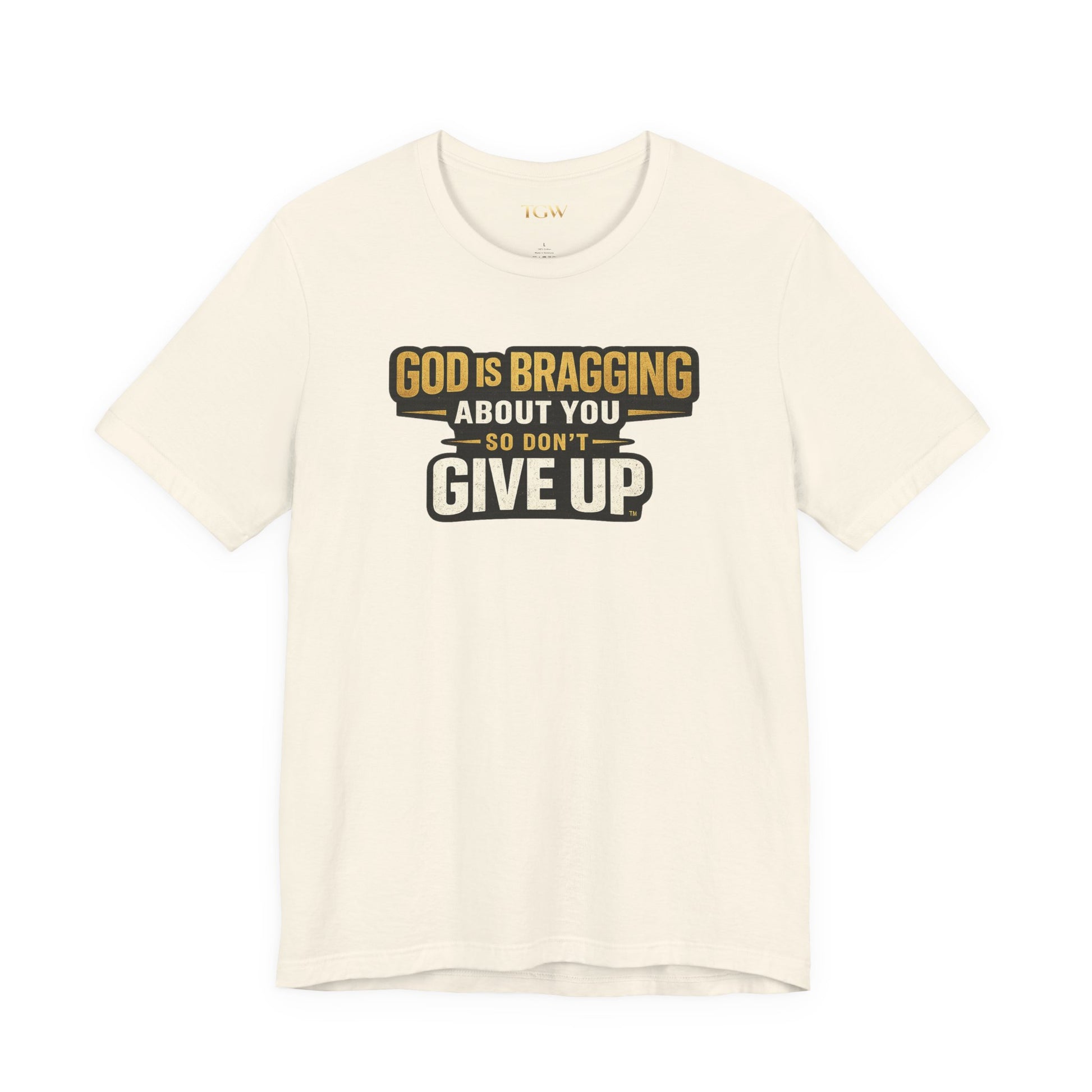 God is Bragging About You - Jersey Short Sleeve Tee