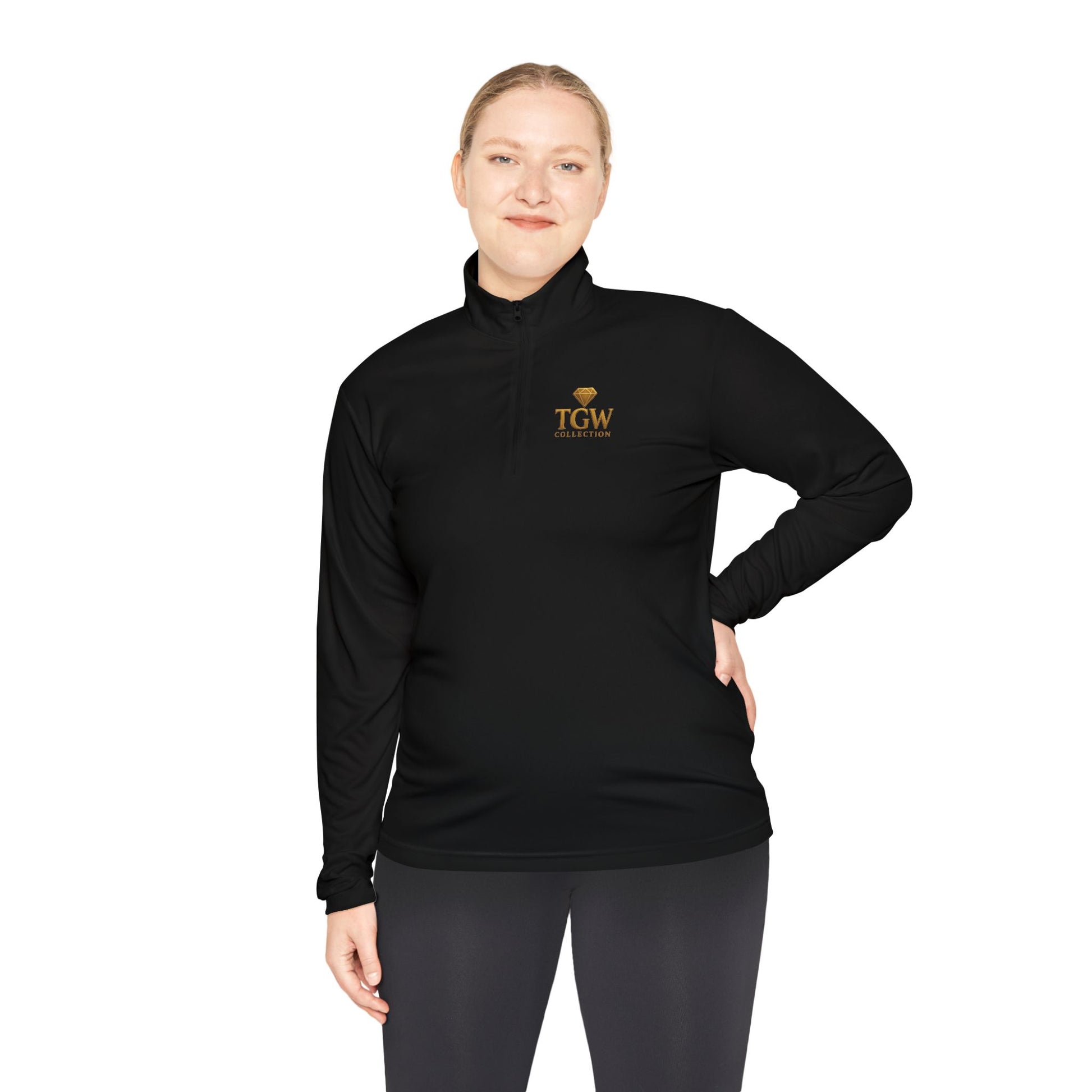 Quarter-Zip Pullover with Custom Design, Perfect for Everyday Wear, Gift for Friends, Cozy Layer for Outdoor Activities