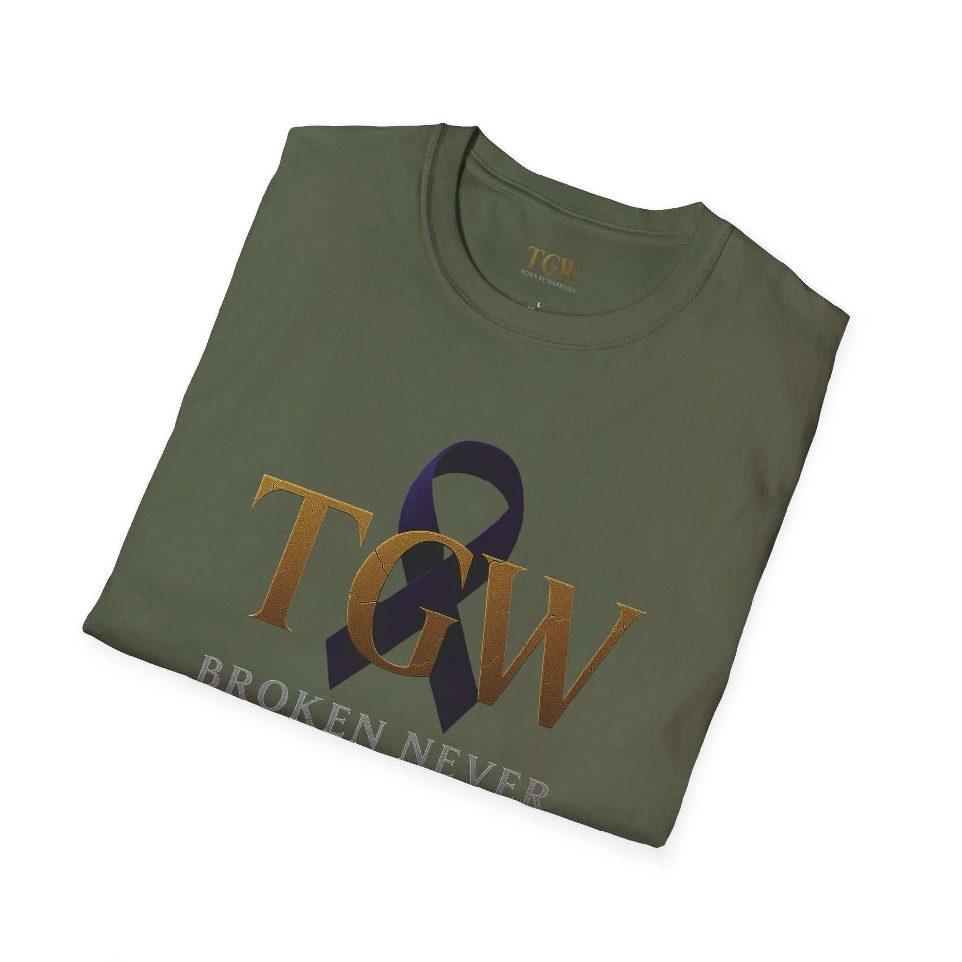 Empowering Unisex Softstyle T-Shirt, Supportive Tee for Awareness, Gift for Cancer Fighters, Casual Wear, Inspirational Shirt