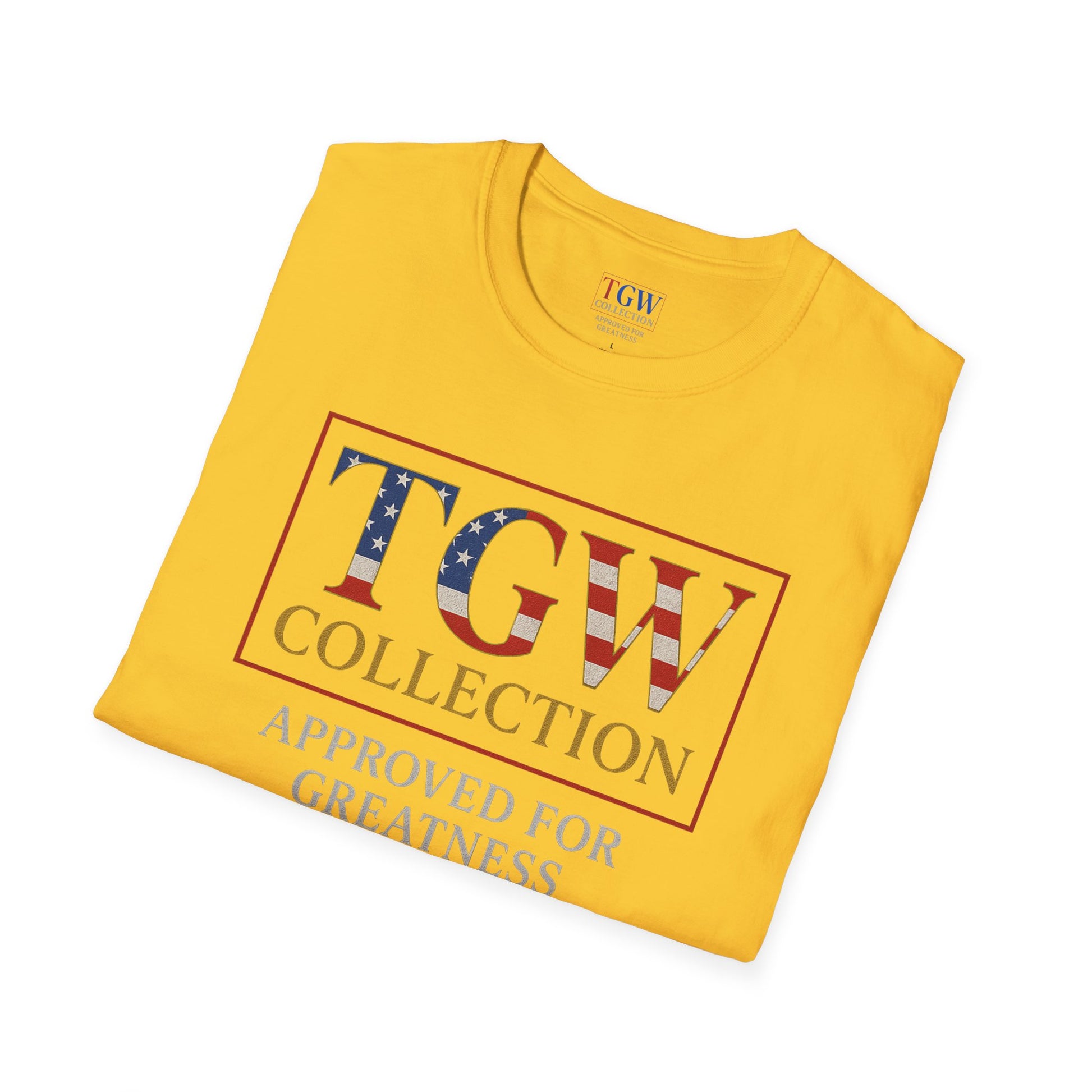 Soft style T-Shirt: TGW Collection, Approved for Greatness - Comfortable Apparel for Everyday, Gifts for Friends, USA Pride