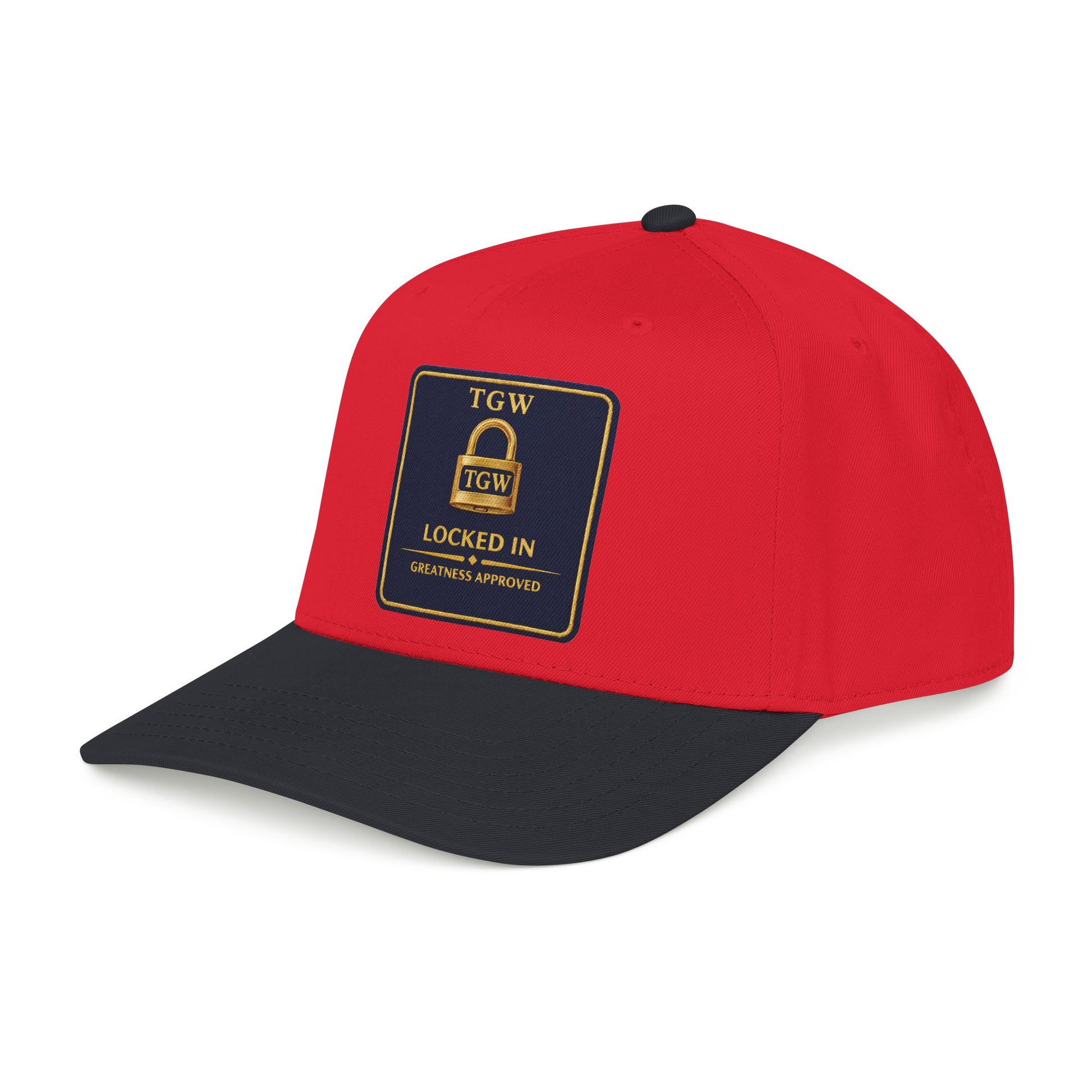 TGW “LOCKED IN” — Greatness Approved   Mid Profile Baseball Cap