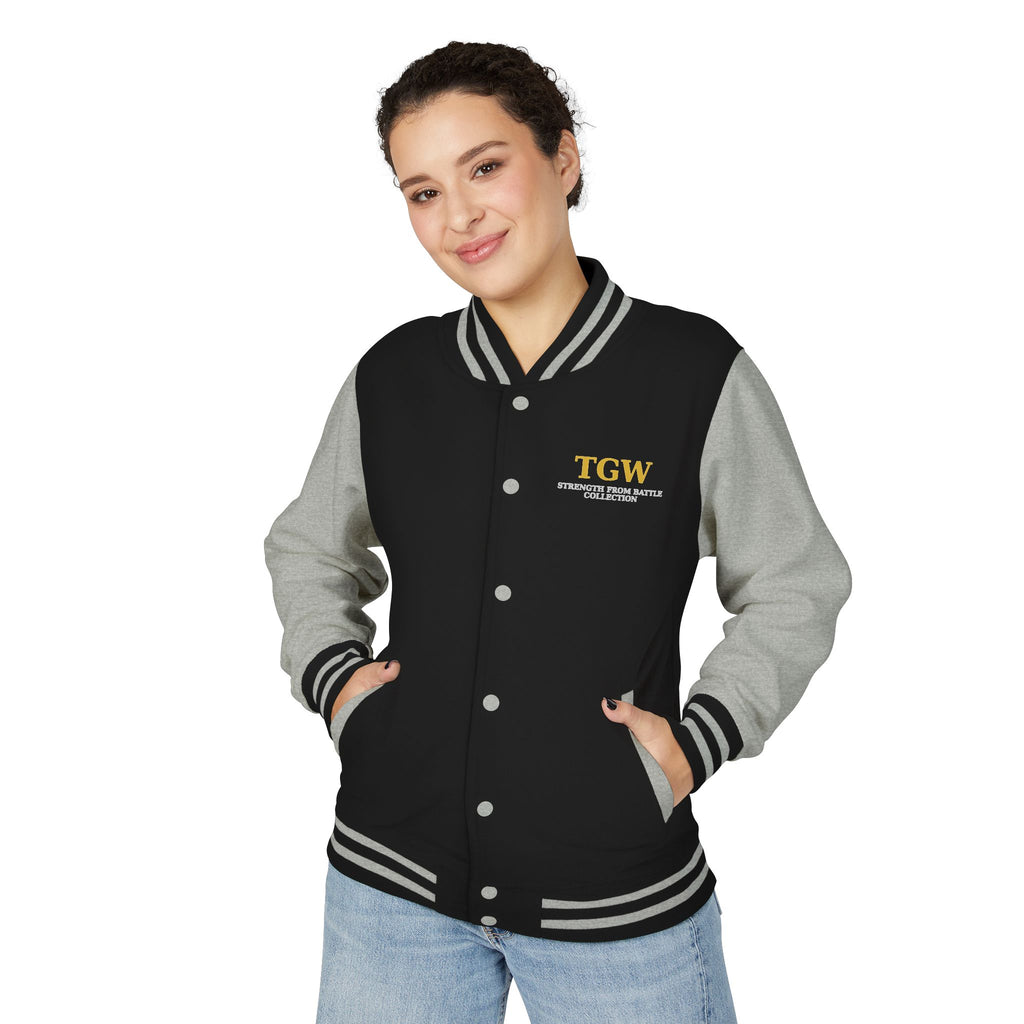 Women Heavyweight Letterman Jacket - Vintage Style Varsity Jacket for Everyday Wear, Sports Events, Graduation, Casual Outings, Team Spirit