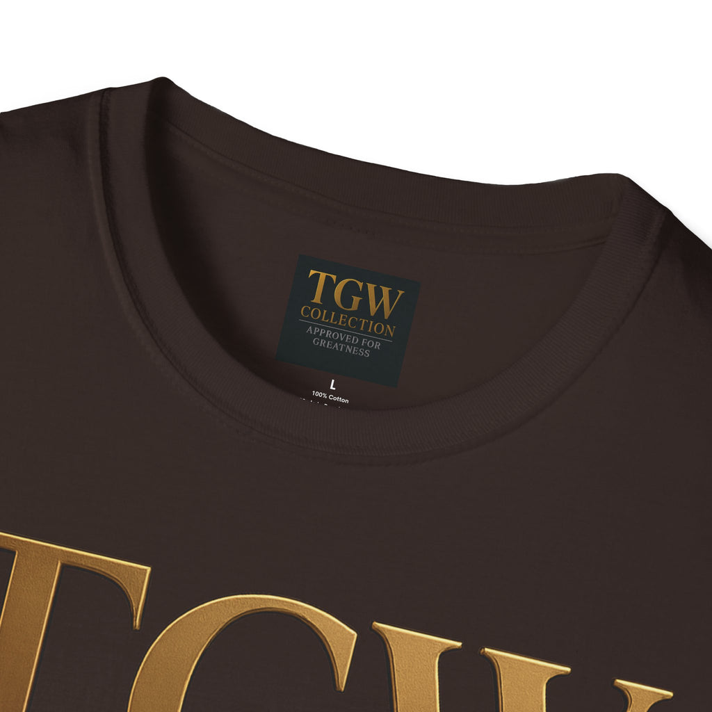 TGW Collection  Soft style T-Shirt | Casual Graphic Tee | Greatness Approved | Perfect for Everyday Wear, Gifts, and Celebrations