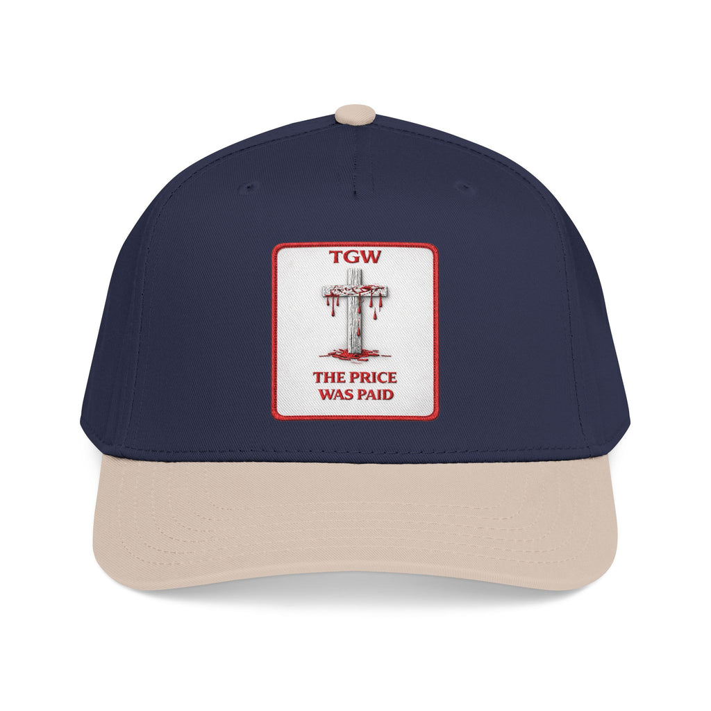 TGW “THE PRICE WAS PAID”  Mid Profile Baseball Cap