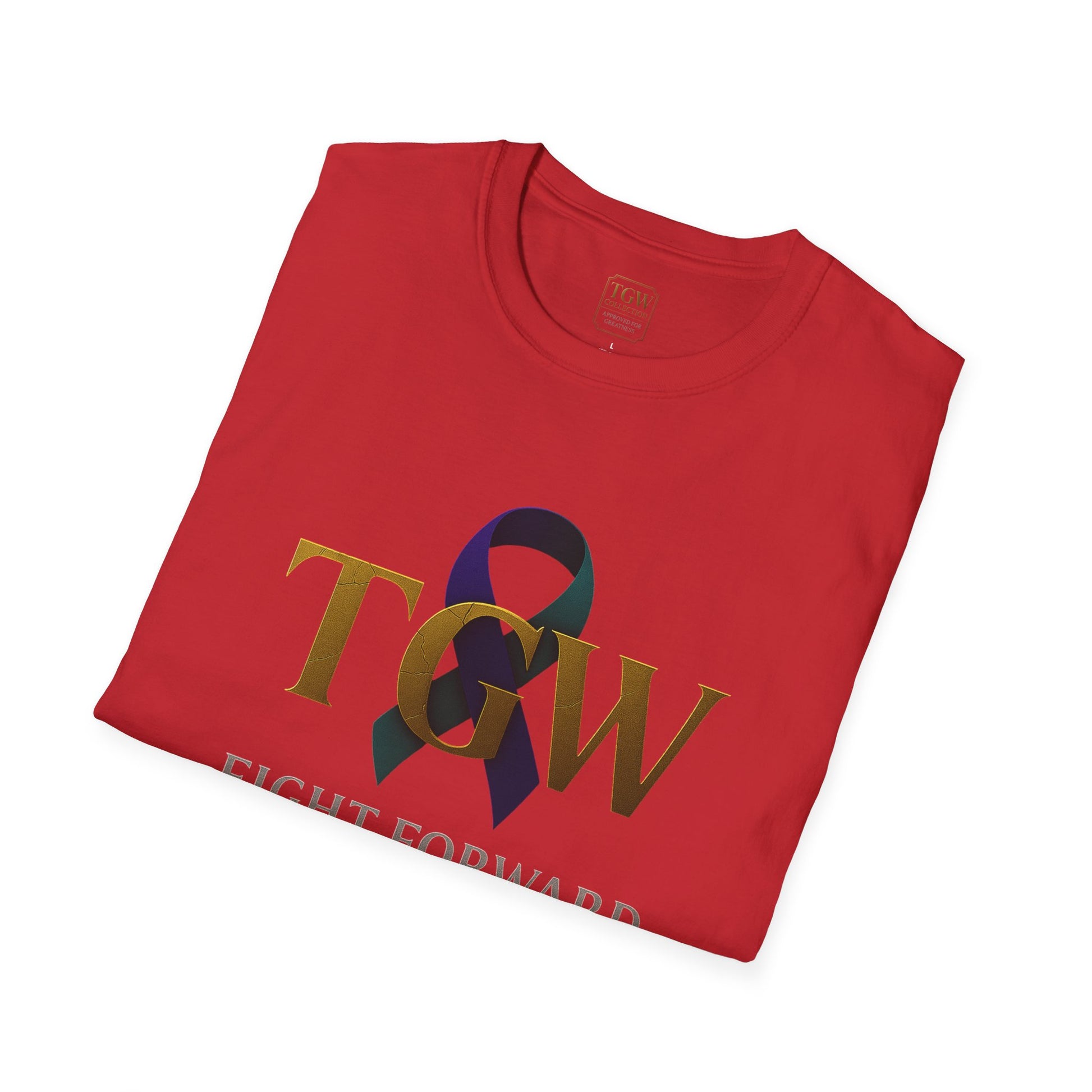 Inspirational T-Shirt, Fight Forward Awareness Tee, Supportive Gift, Casual Wear, Motivational Apparel