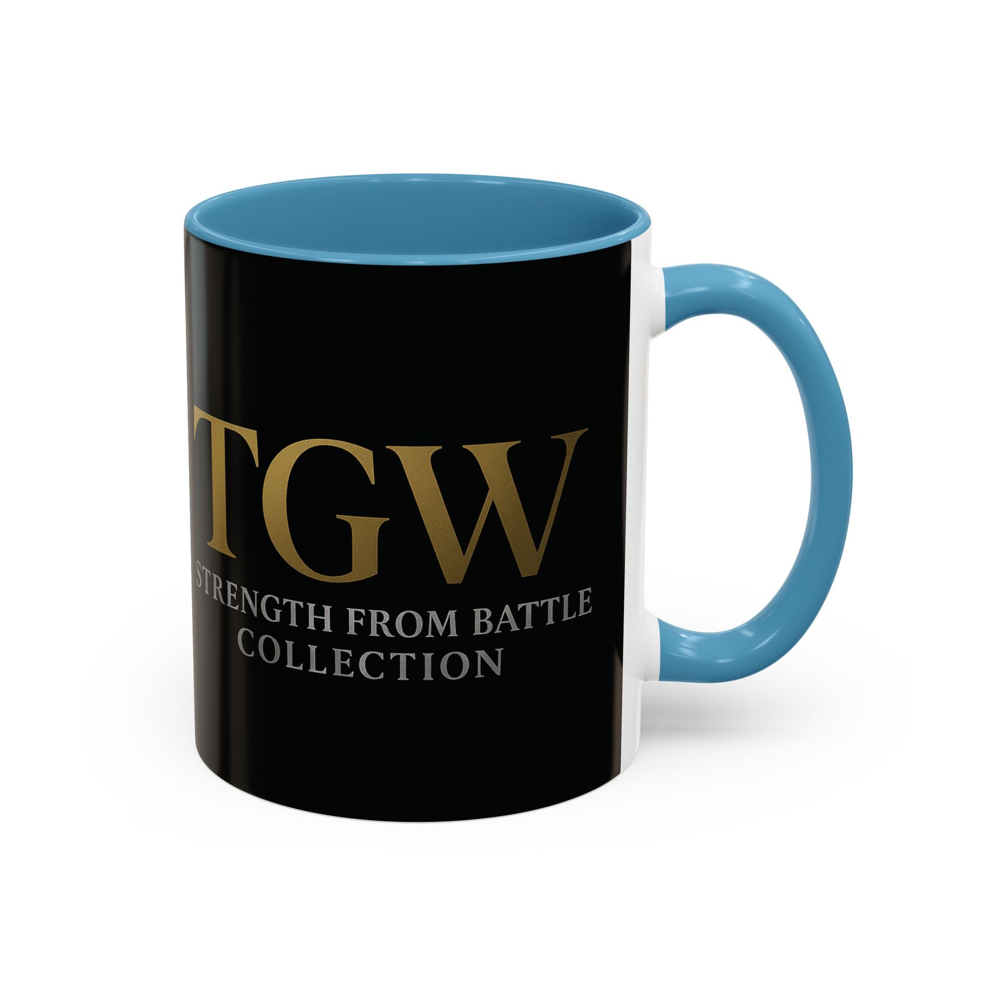 Empowering Accent Coffee Mug - Strength from Battle Collection, Motivational Gift, Coffee Cup, Inspirational Mug, Tea Gift Idea