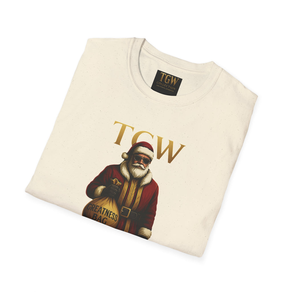 T-Shirt 'TOW Claus' Vintage Santa Graphic Holiday Tee
