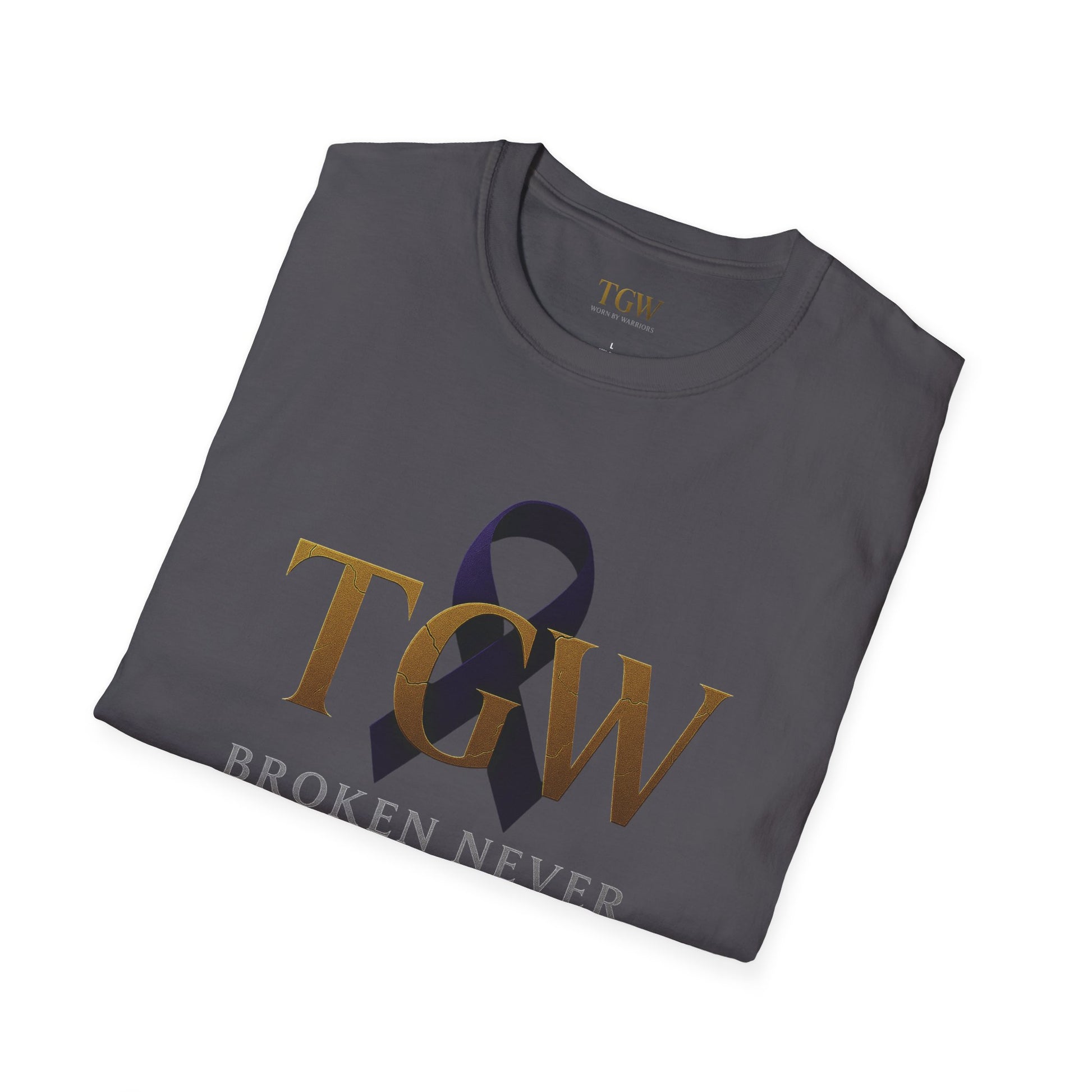 Empowering Unisex Softstyle T-Shirt, Supportive Tee for Awareness, Gift for Cancer Fighters, Casual Wear, Inspirational Shirt