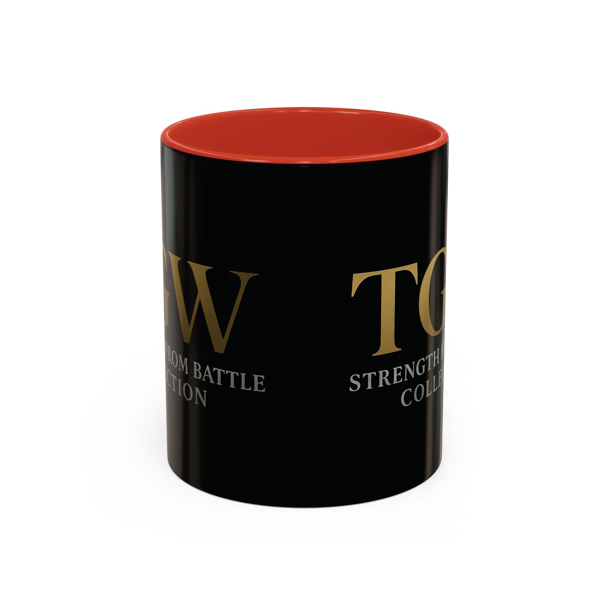 Empowering Accent Coffee Mug - Strength from Battle Collection, Motivational Gift, Coffee Cup, Inspirational Mug, Tea Gift Idea