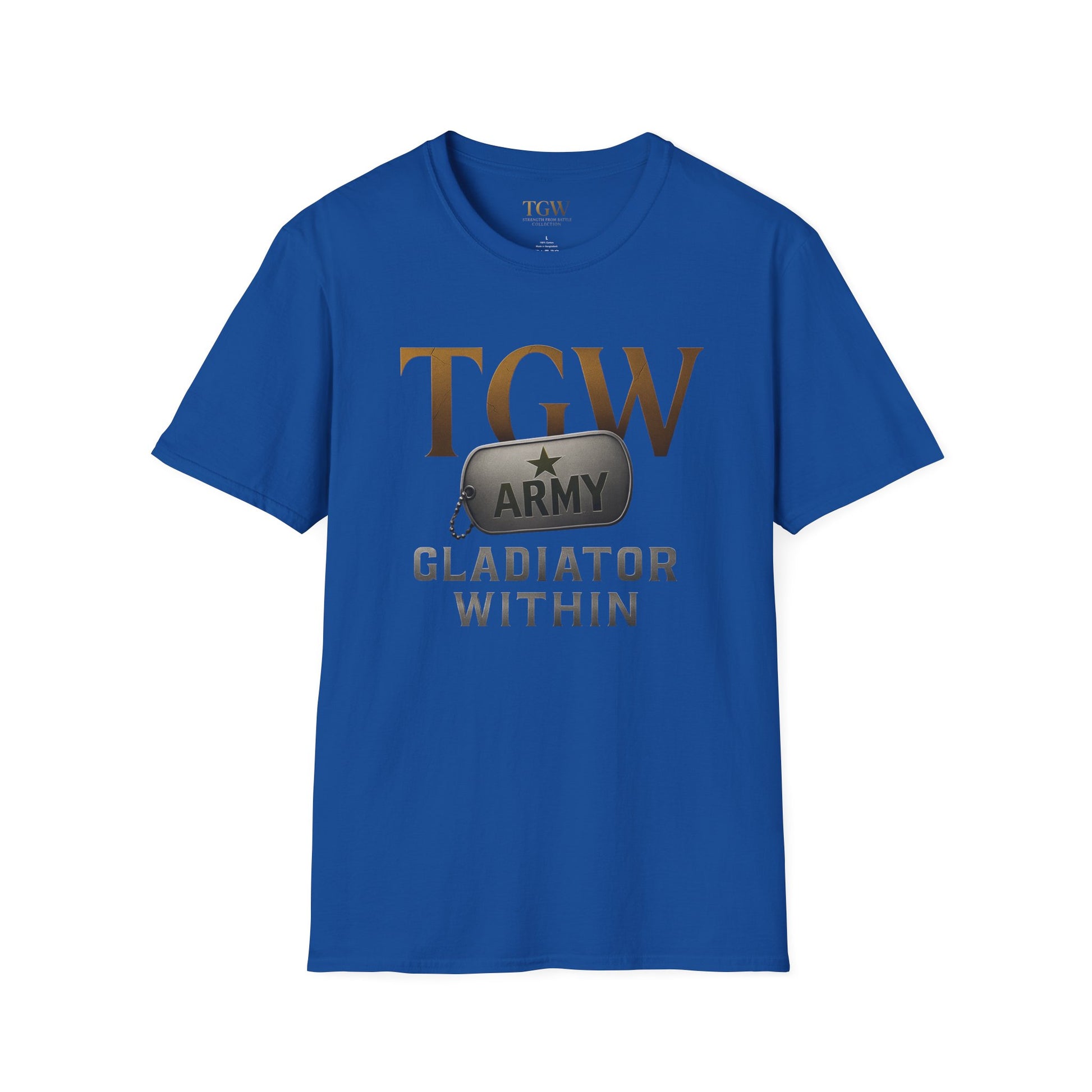 Gladiator Within T-Shirt, Unisex Army Tee, Motivational Gift, Fitness Apparel, Casual Wear, Workout Top, Inspirational Shirt