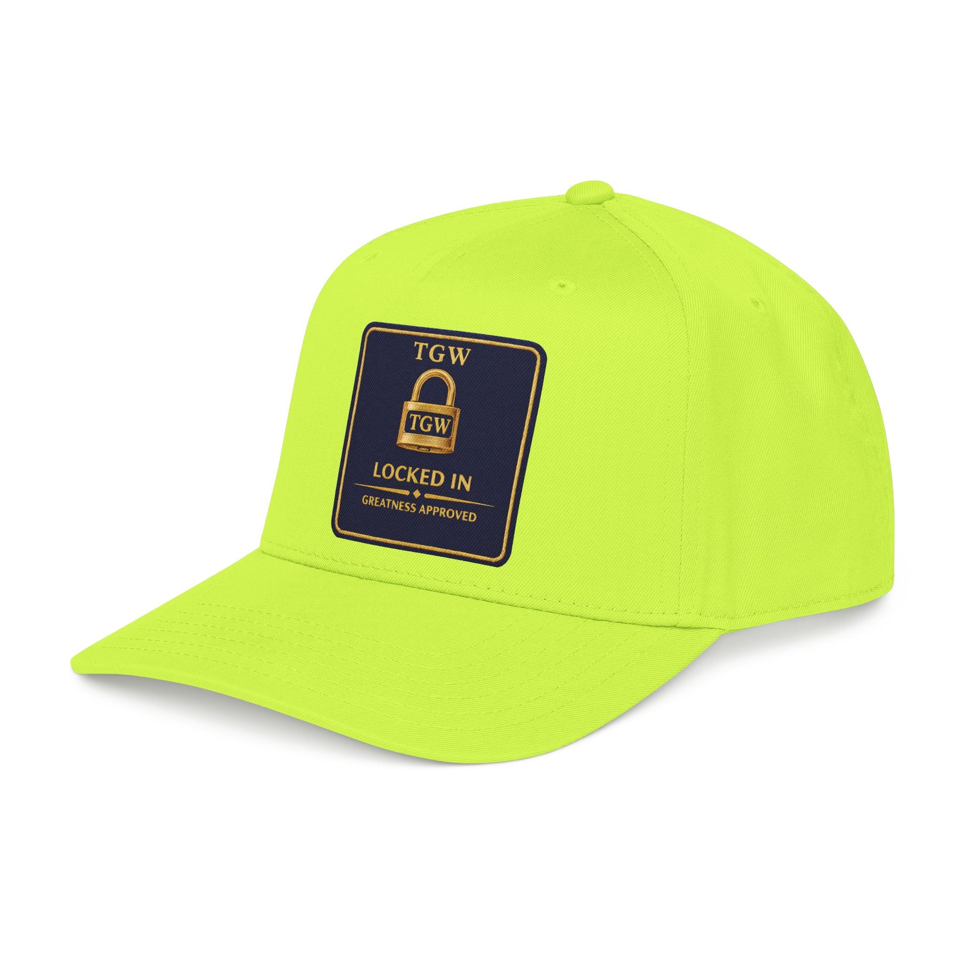 TGW “LOCKED IN” — Greatness Approved   Mid Profile Baseball Cap