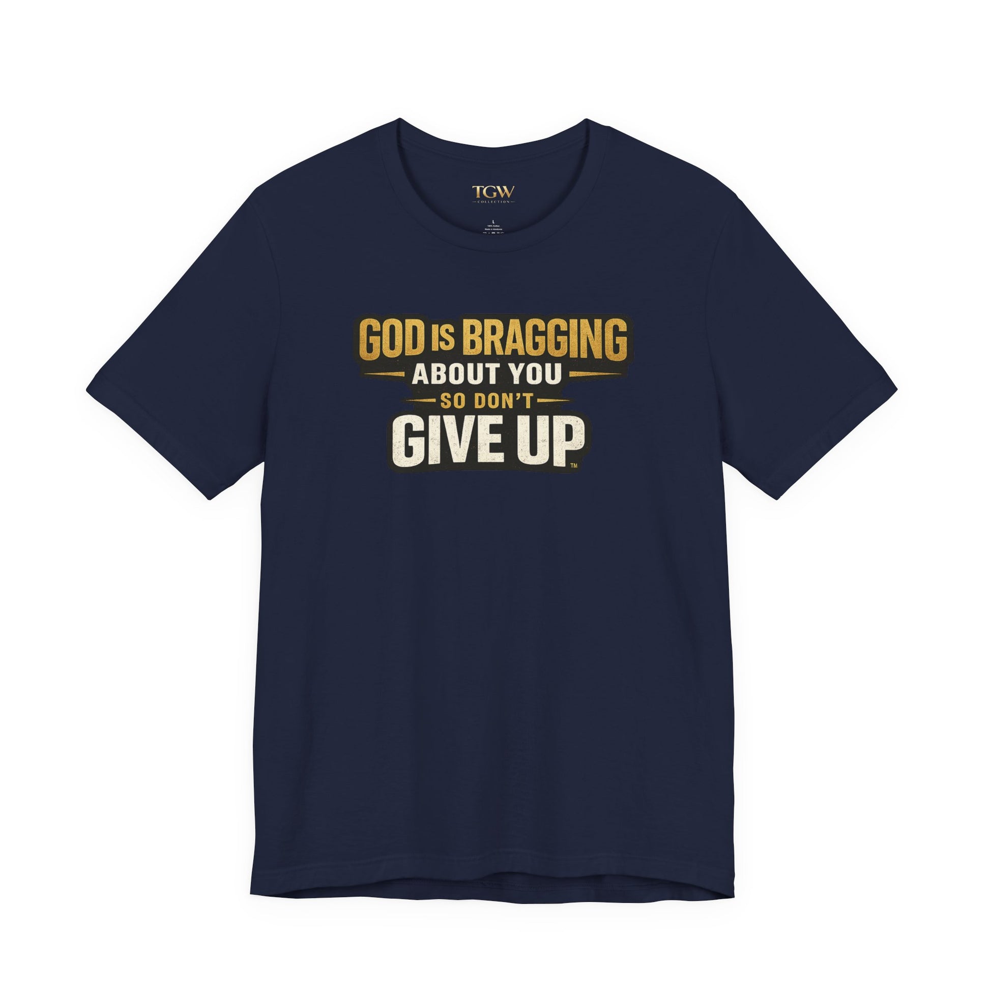 God is Bragging About You - Jersey Short Sleeve Tee