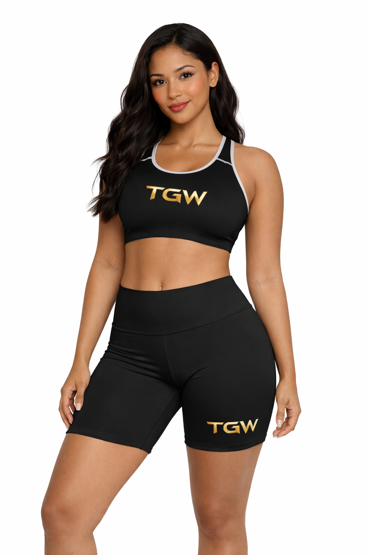 TGW Collection  Black Women's Biker Shorts