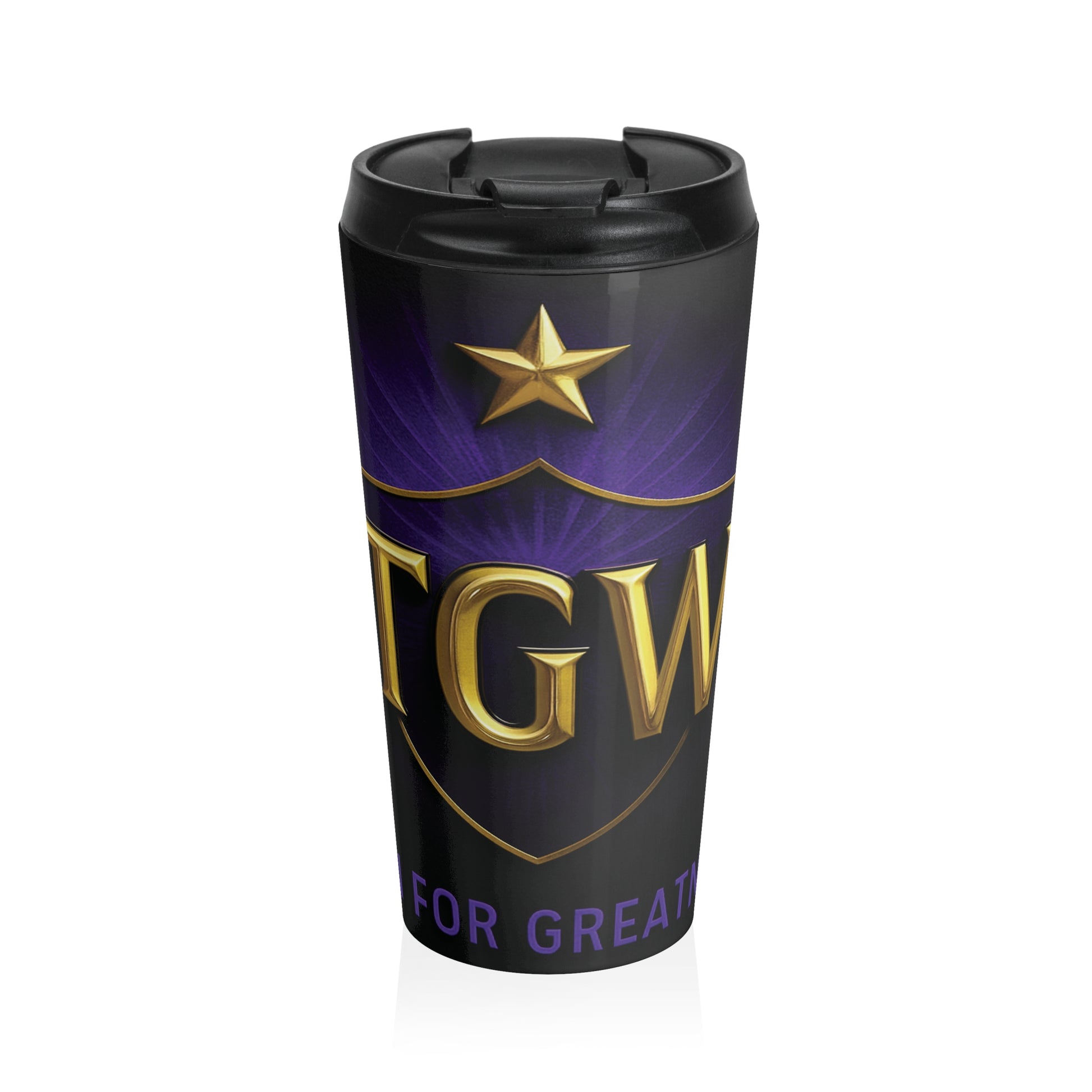 Stainless Steel Travel Mug with Motivational Design, Perfect for Coffee Lovers, Gifts for Her/Him, Travel Accessories, Inspirational [...]