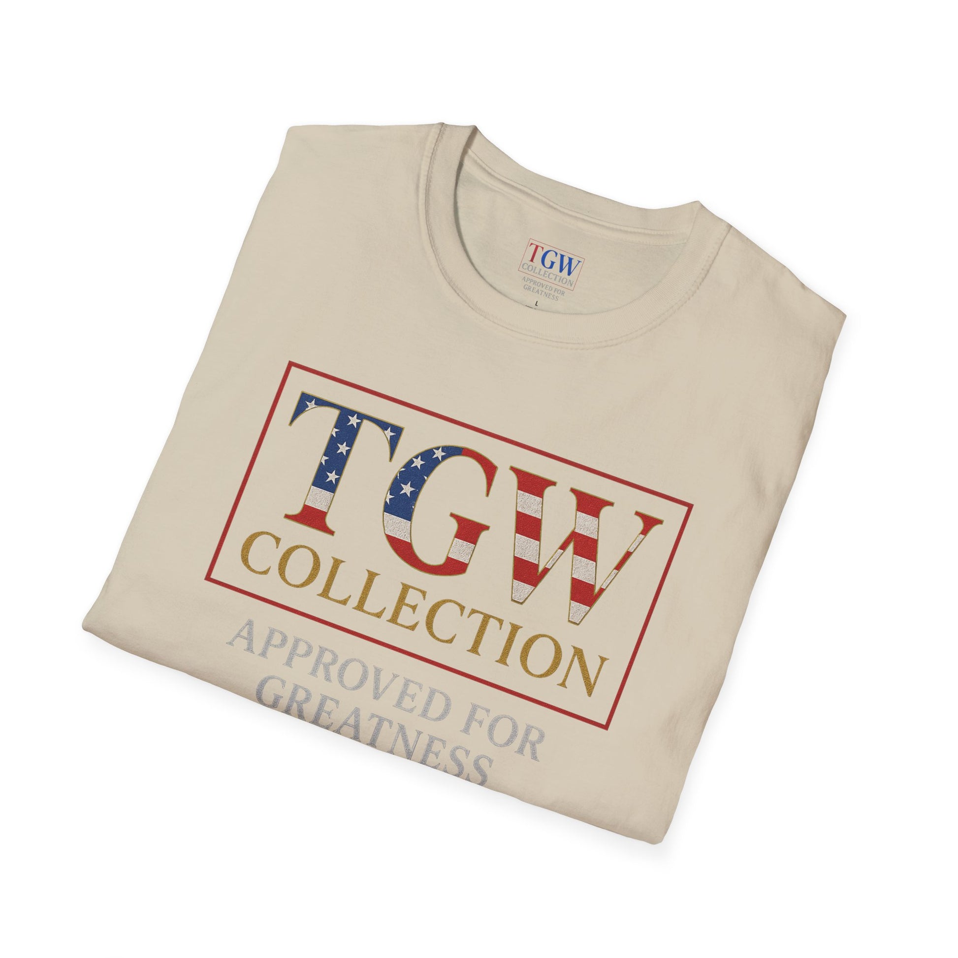 Soft style T-Shirt: TGW Collection, Approved for Greatness - Comfortable Apparel for Everyday, Gifts for Friends, USA Pride