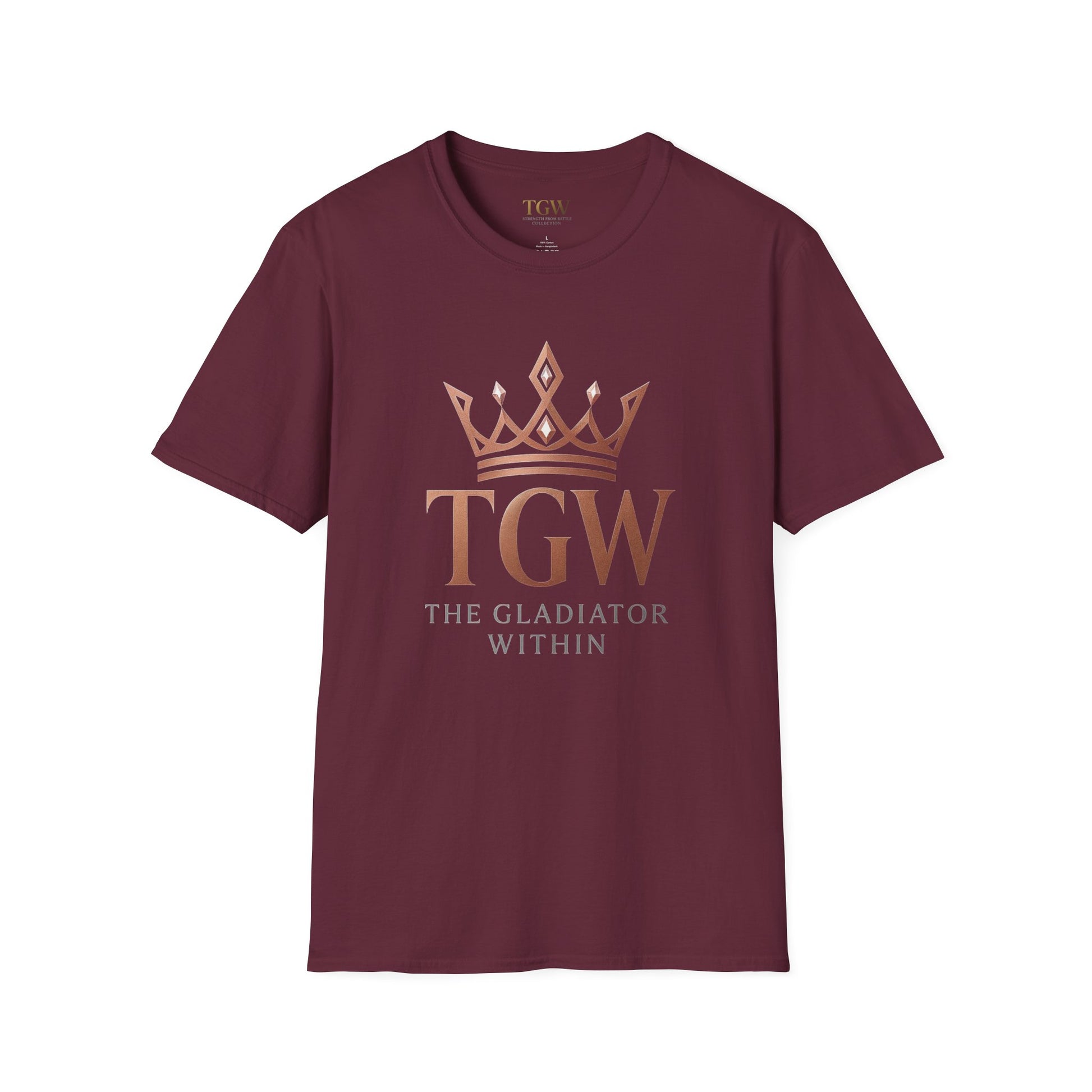 Women T-Shirts Gladiator Within, Motivational Tee, Soft-style Shirt, Graphic Shirt, Gift for Fitness Lovers, Inspirational Apparel