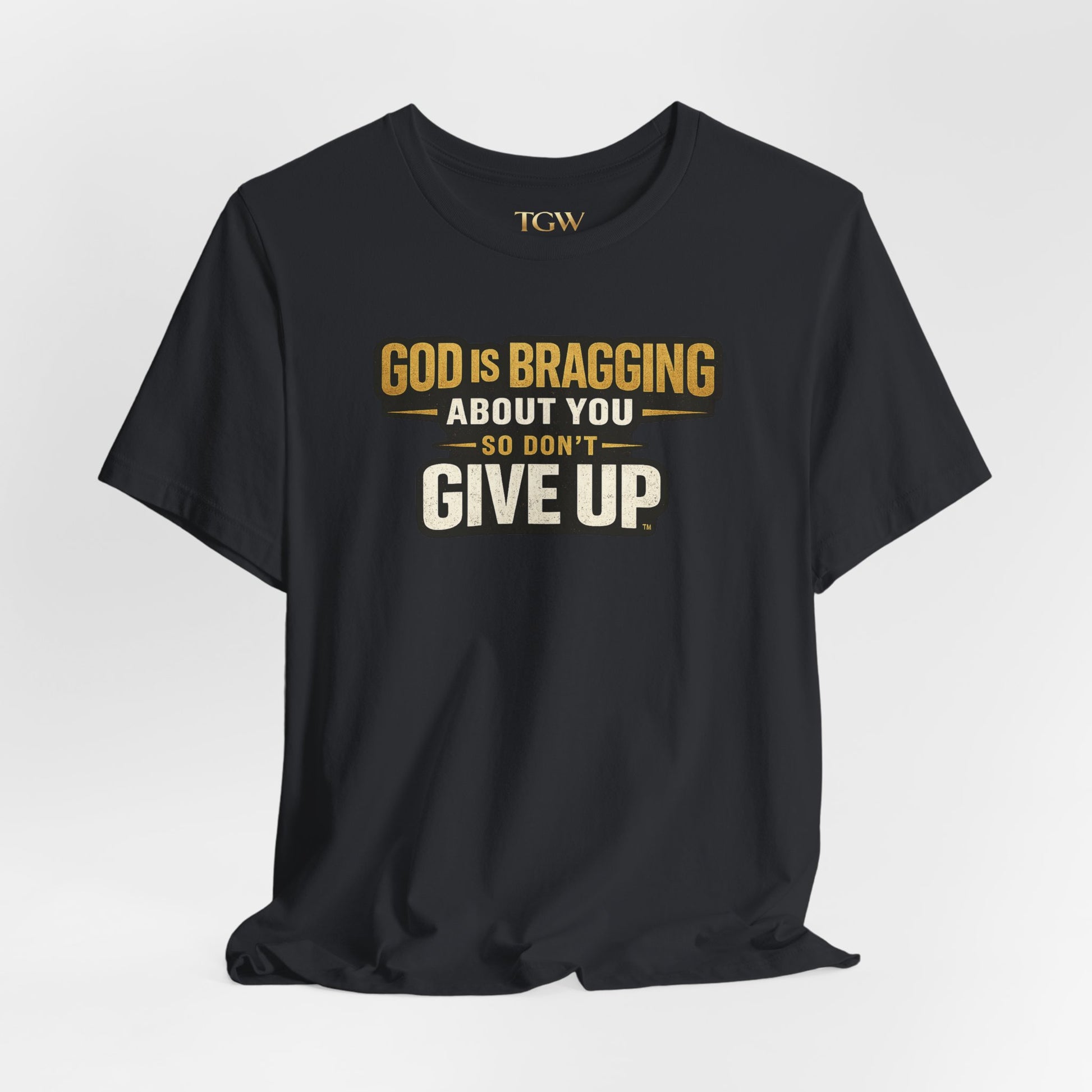 God is Bragging About You - Jersey Short Sleeve Tee