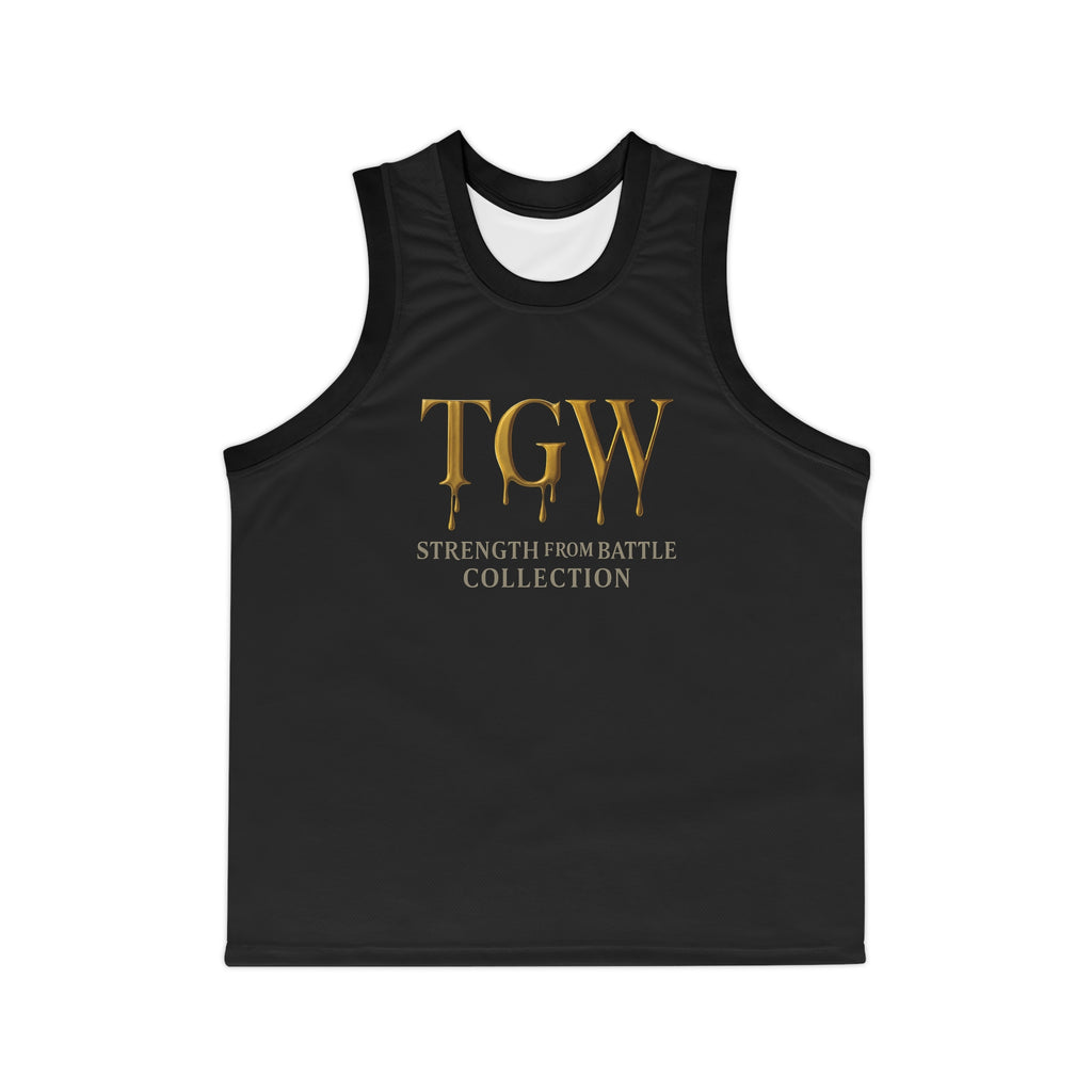 Unisex Basketball Jersey with Golden Graphic, Sportswear, Athletic Apparel, Gym Attire, Gift for Athletes, Game Day Jersey