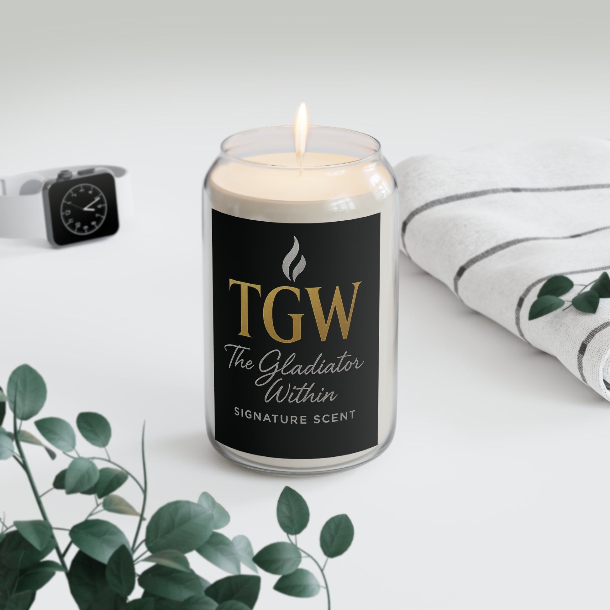 Signature Scented Candle - The Gladiator Within, Relaxing Home Decor, Gift for Him, Aromatherapy Candle, Unique Birthday Gift