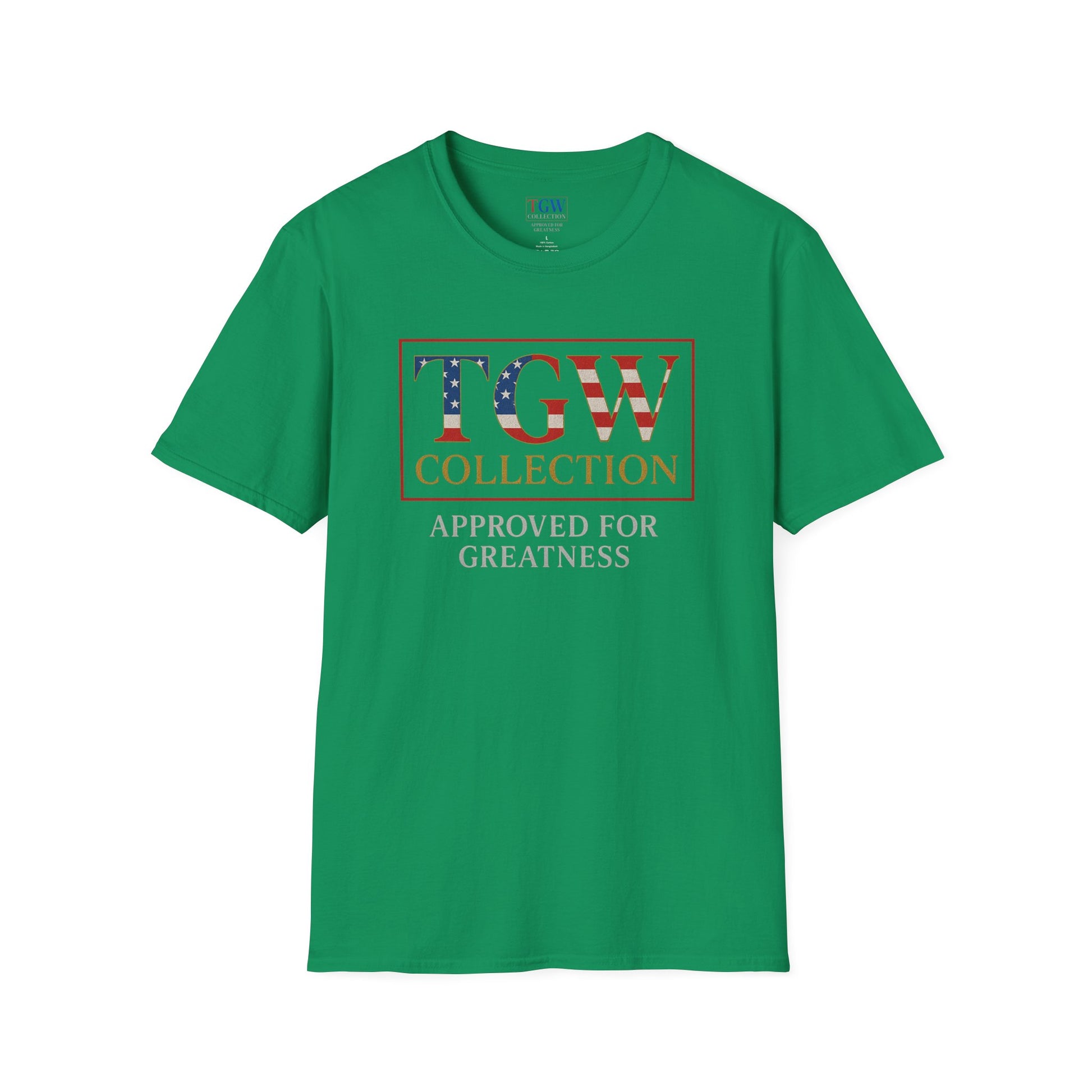 Soft style T-Shirt: TGW Collection, Approved for Greatness - Comfortable Apparel for Everyday, Gifts for Friends, USA Pride