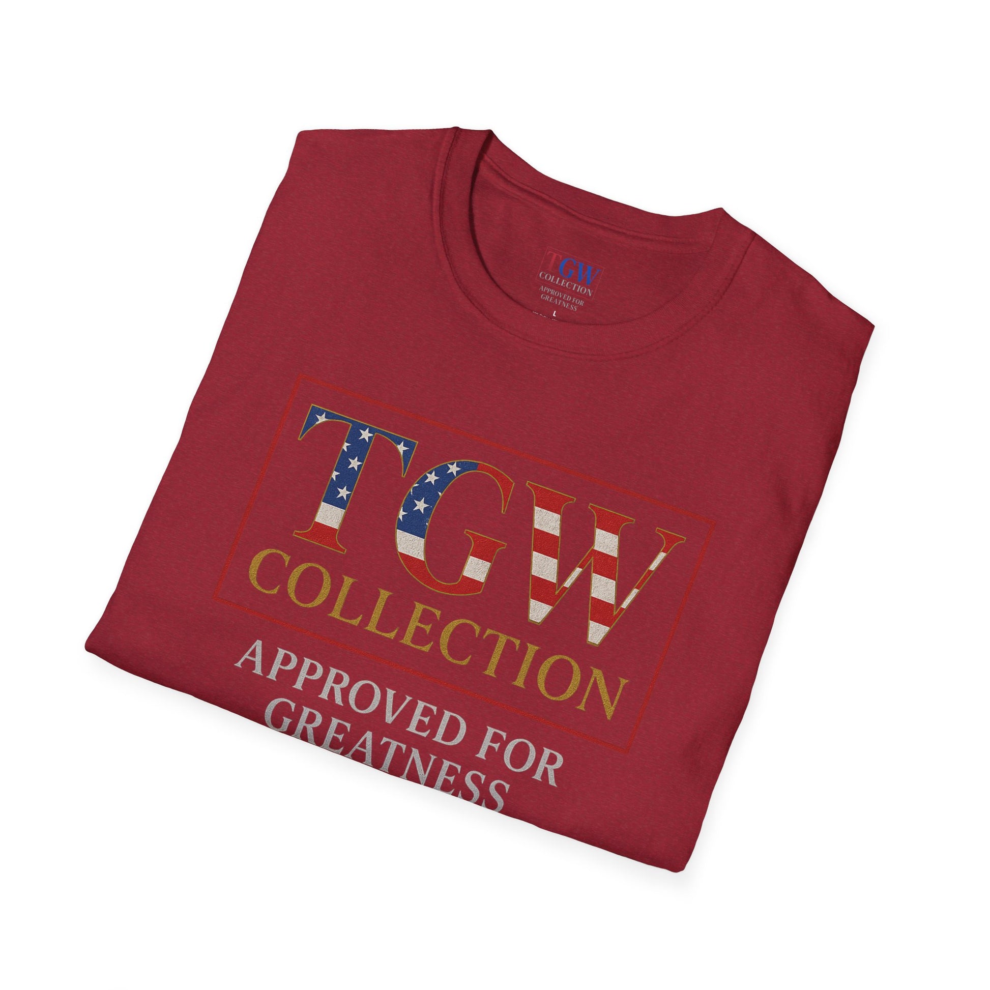 Soft style T-Shirt: TGW Collection, Approved for Greatness - Comfortable Apparel for Everyday, Gifts for Friends, USA Pride