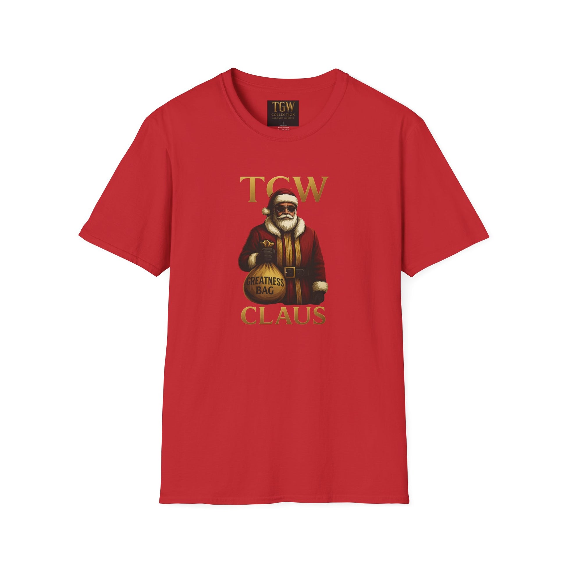 T-Shirt 'TOW Claus' Vintage Santa Graphic Holiday Tee