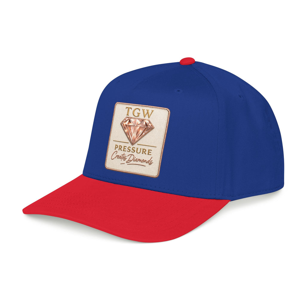 TGW Collection™  The TGW "Pressure Diamonds" Mid Profile Baseball Cap