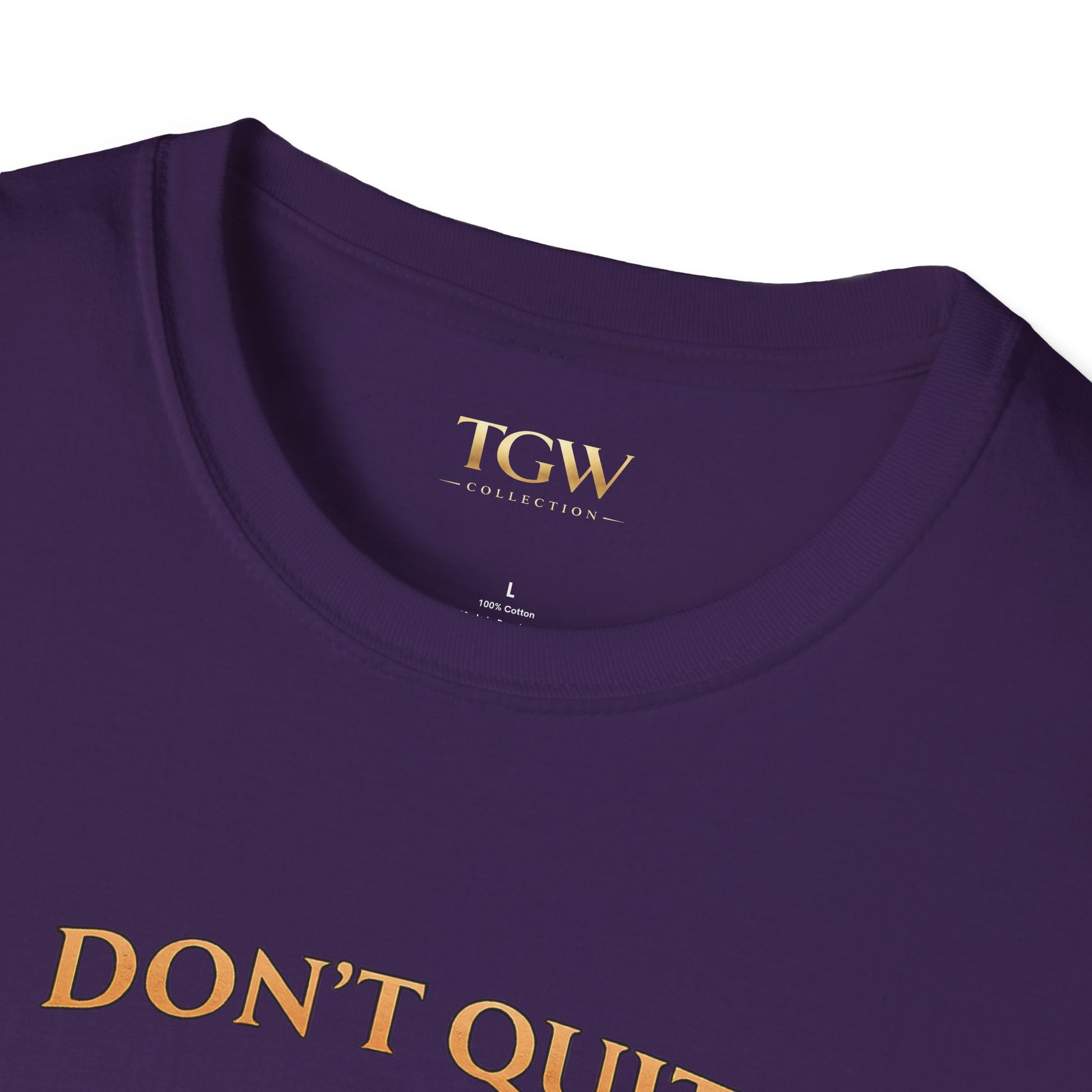 TGW Collection Plum & Gold Boxing Gloves Softstyle T-Shirt