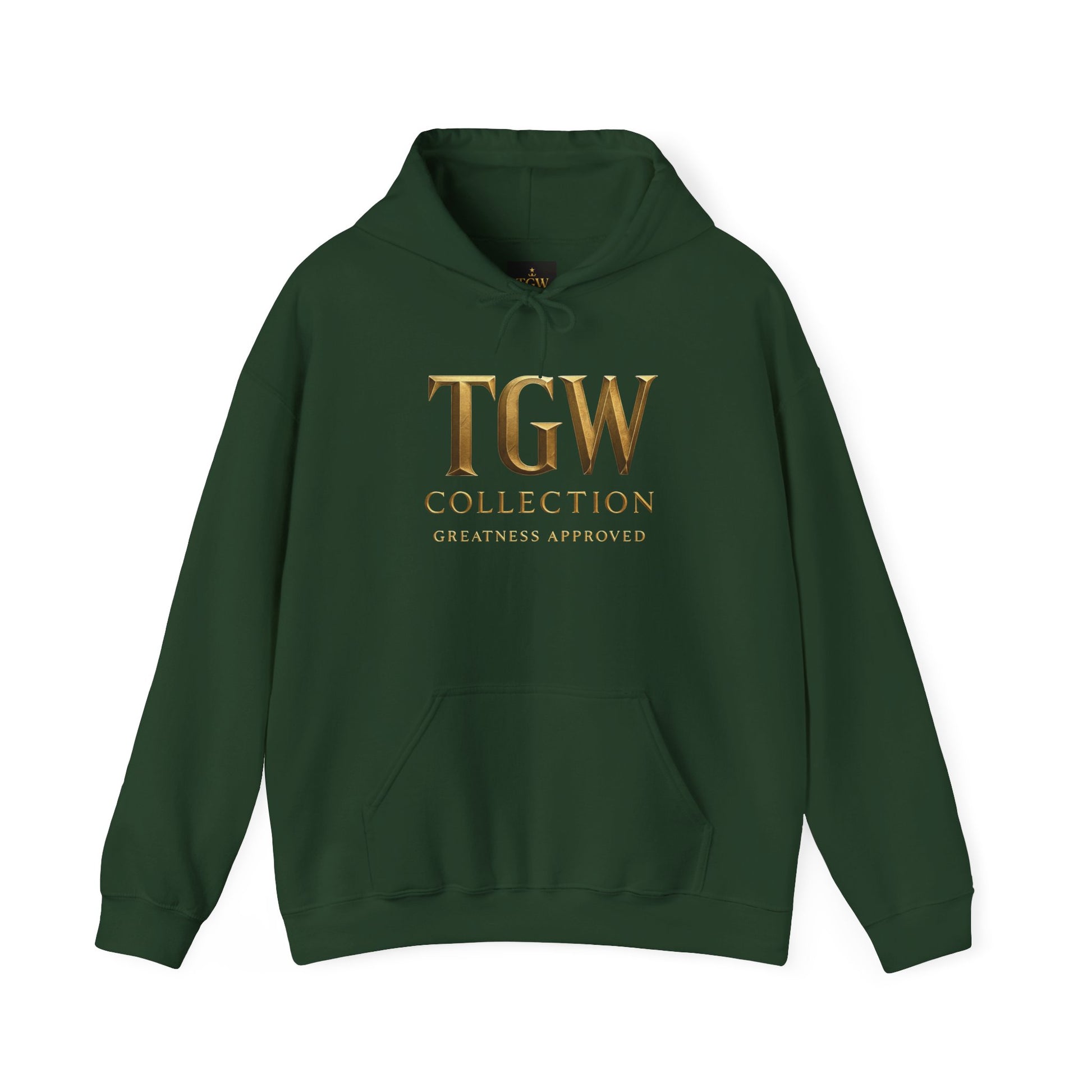 Elegant Gold Graphic Hoodie for Trendy Comfort | Sweatshirt, Cozy Wear, Fashion Gift, Casual Style, TGW Collection
