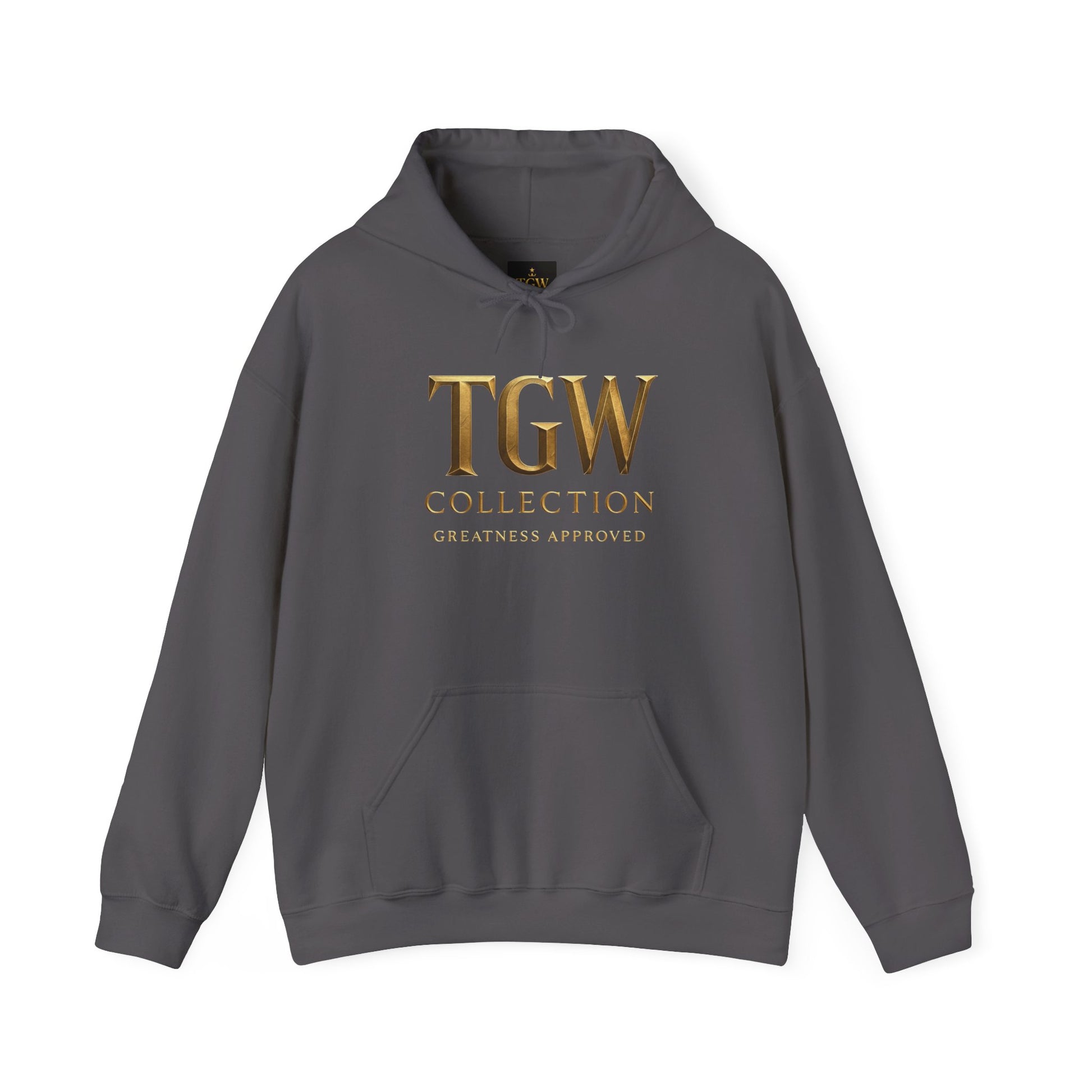 Elegant Gold Graphic Hoodie for Trendy Comfort | Sweatshirt, Cozy Wear, Fashion Gift, Casual Style, TGW Collection