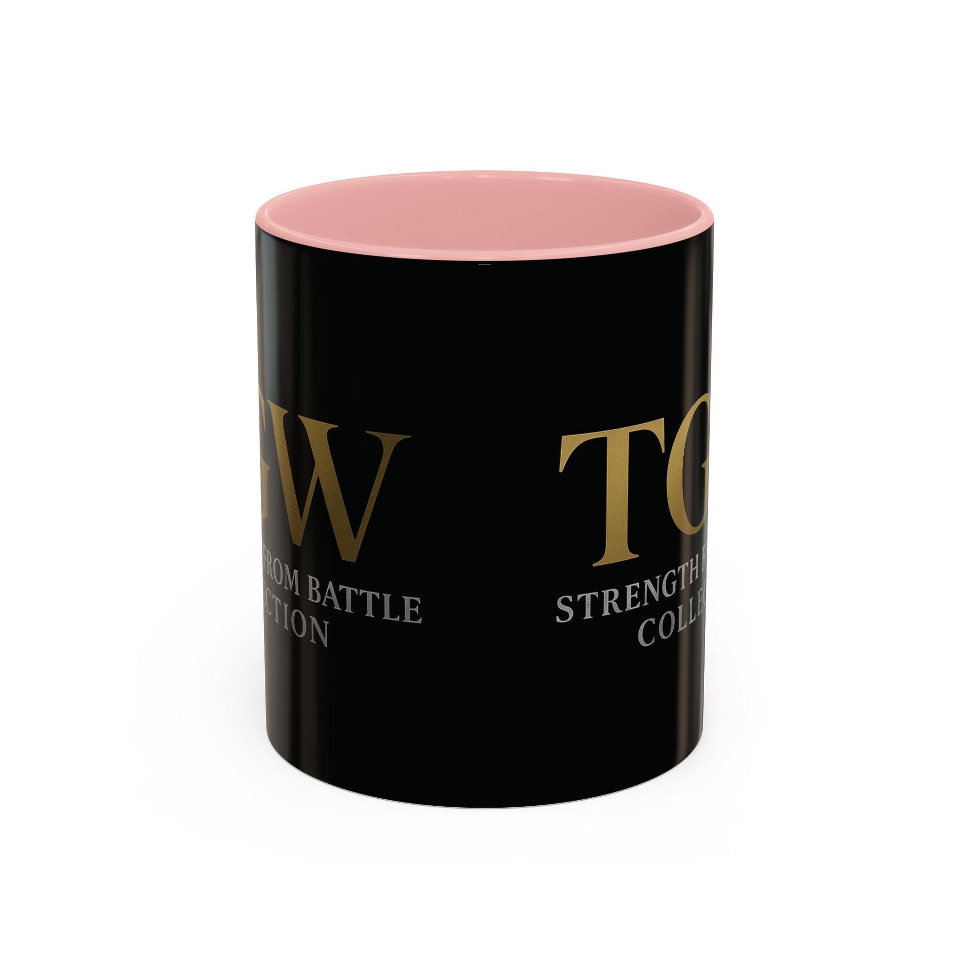Empowering Accent Coffee Mug - Strength from Battle Collection, Motivational Gift, Coffee Cup, Inspirational Mug, Tea Gift Idea
