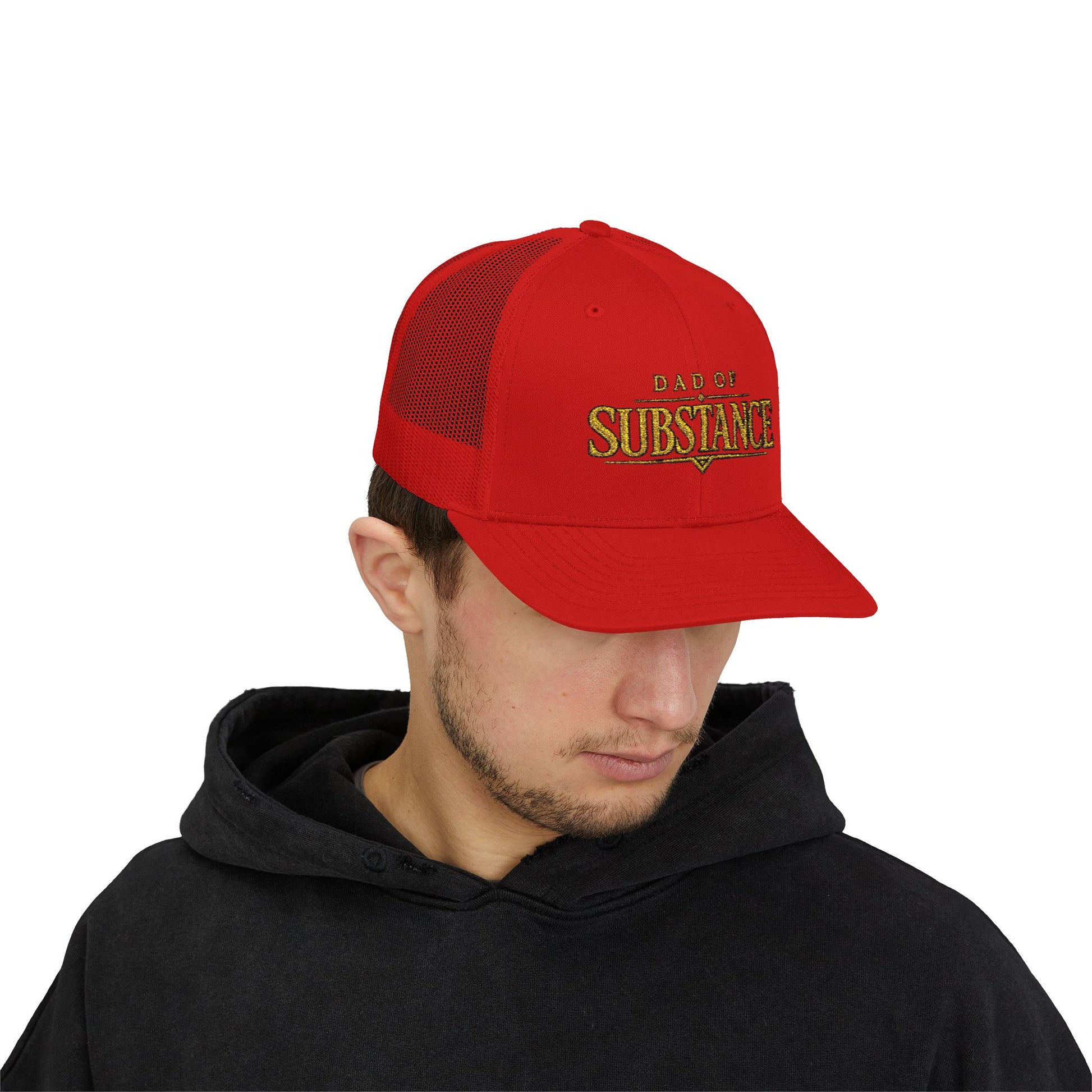TGW COLLECTION TM - Dad of Substance Snapback Trucker Cap