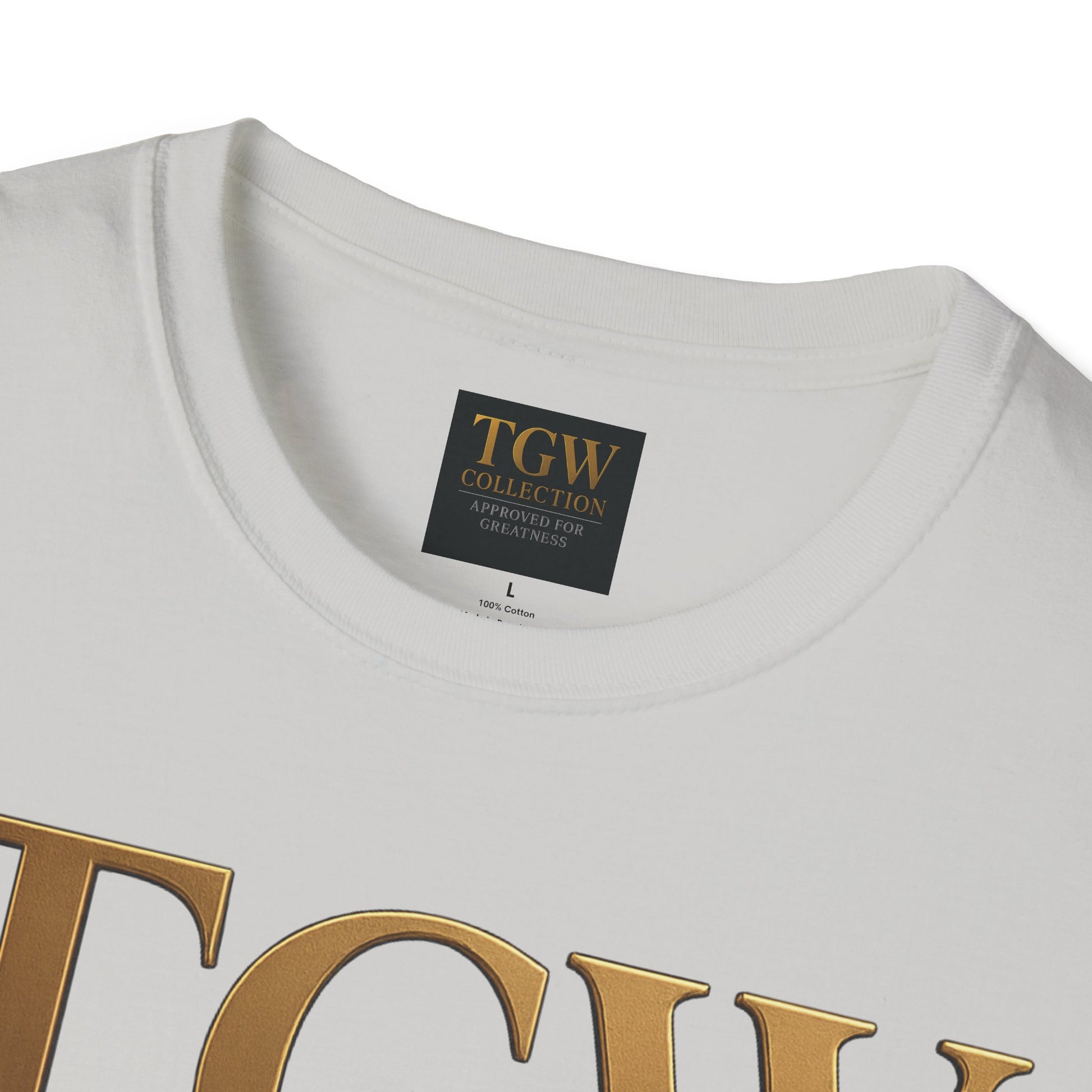 TGW Collection  Soft style T-Shirt | Casual Graphic Tee | Greatness Approved | Perfect for Everyday Wear, Gifts, and Celebrations
