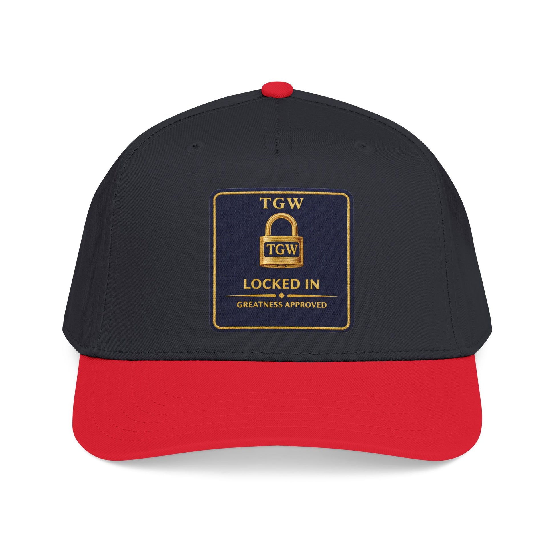 TGW “LOCKED IN” — Greatness Approved   Mid Profile Baseball Cap