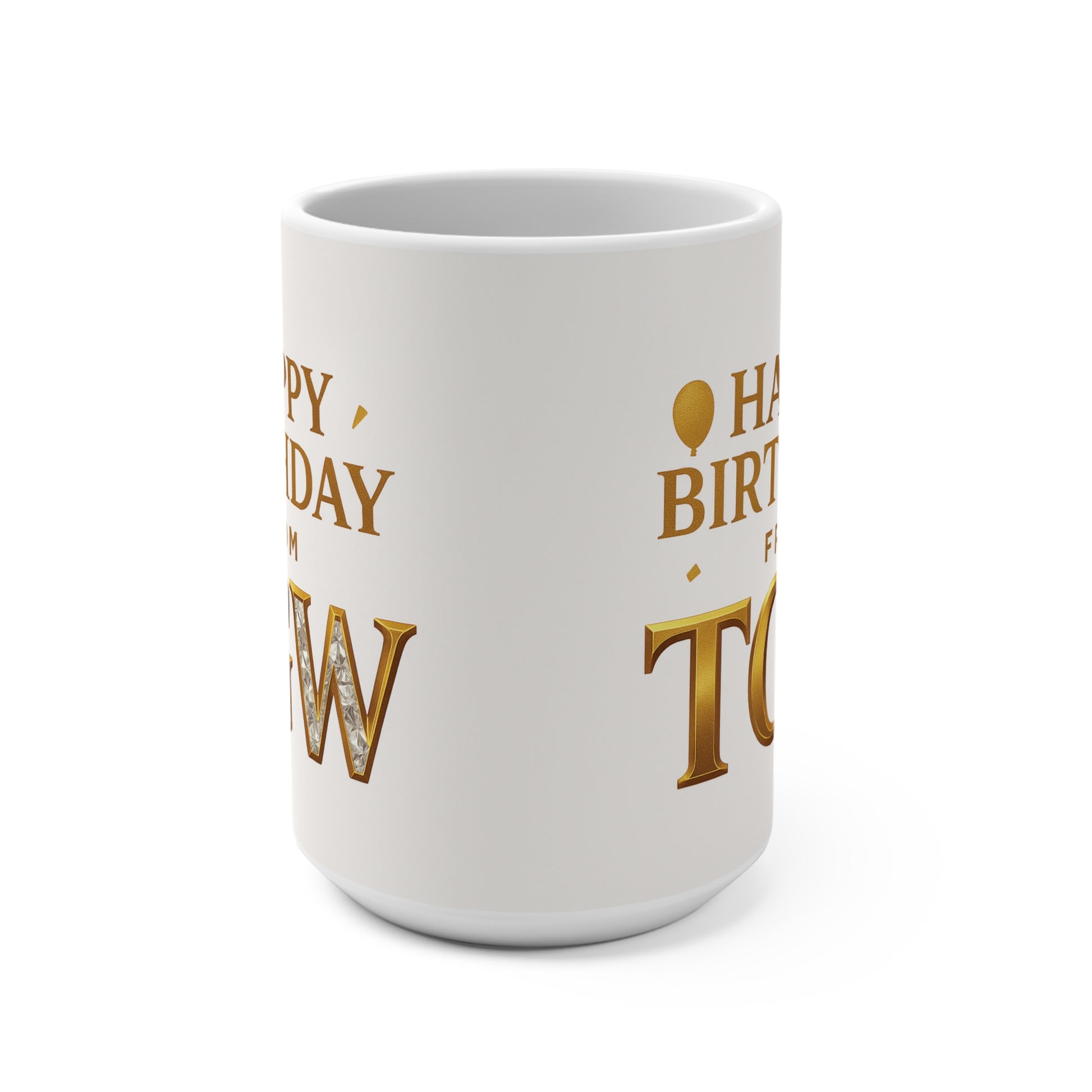 Personalized Birthday Mug - Celebrate with Custom Names, Unique Gift for Friends, Family, Coffee Lovers, Birthdays, Special Occasions
