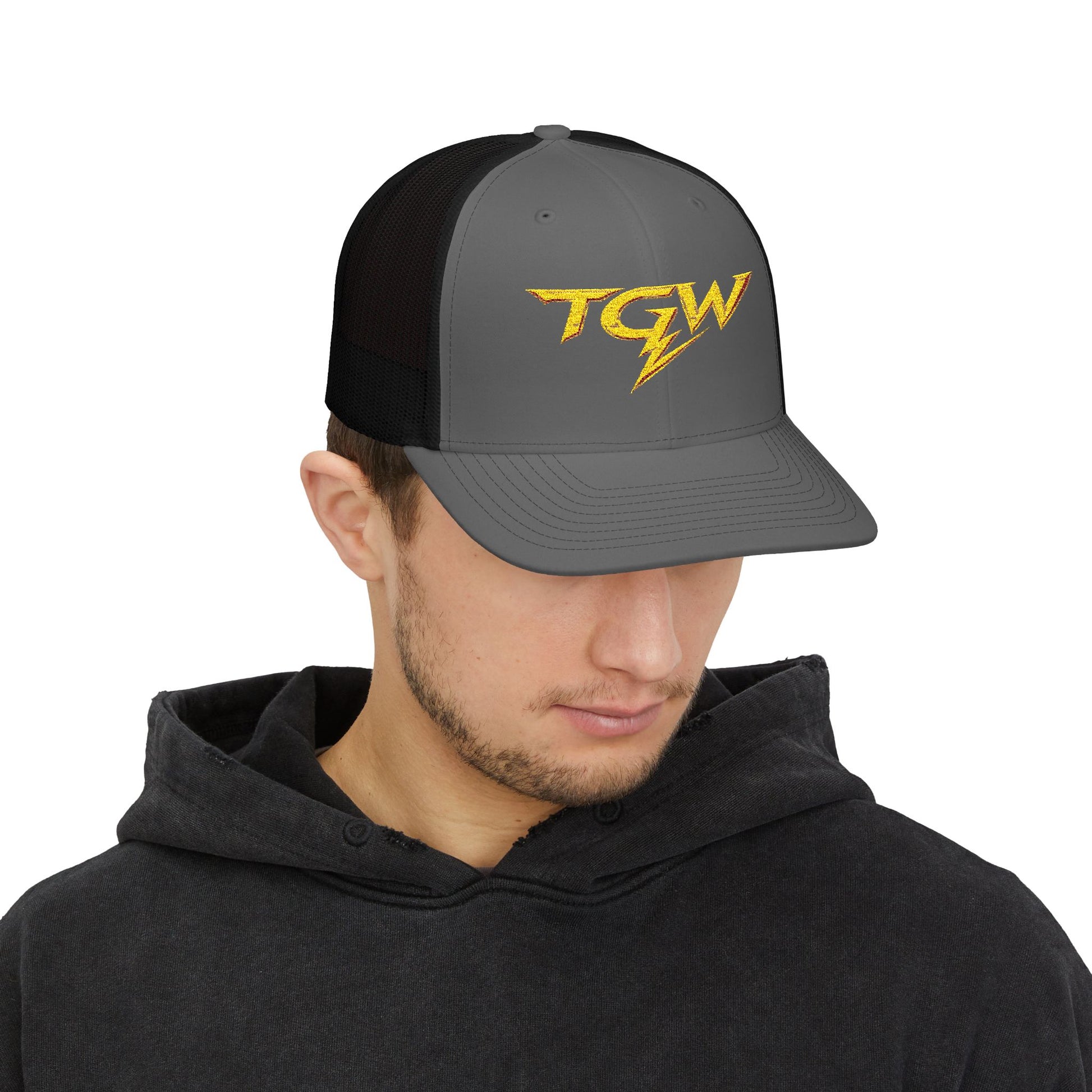 TGW Signature Lightning  Snapback Trucker Cap (Embroidery)