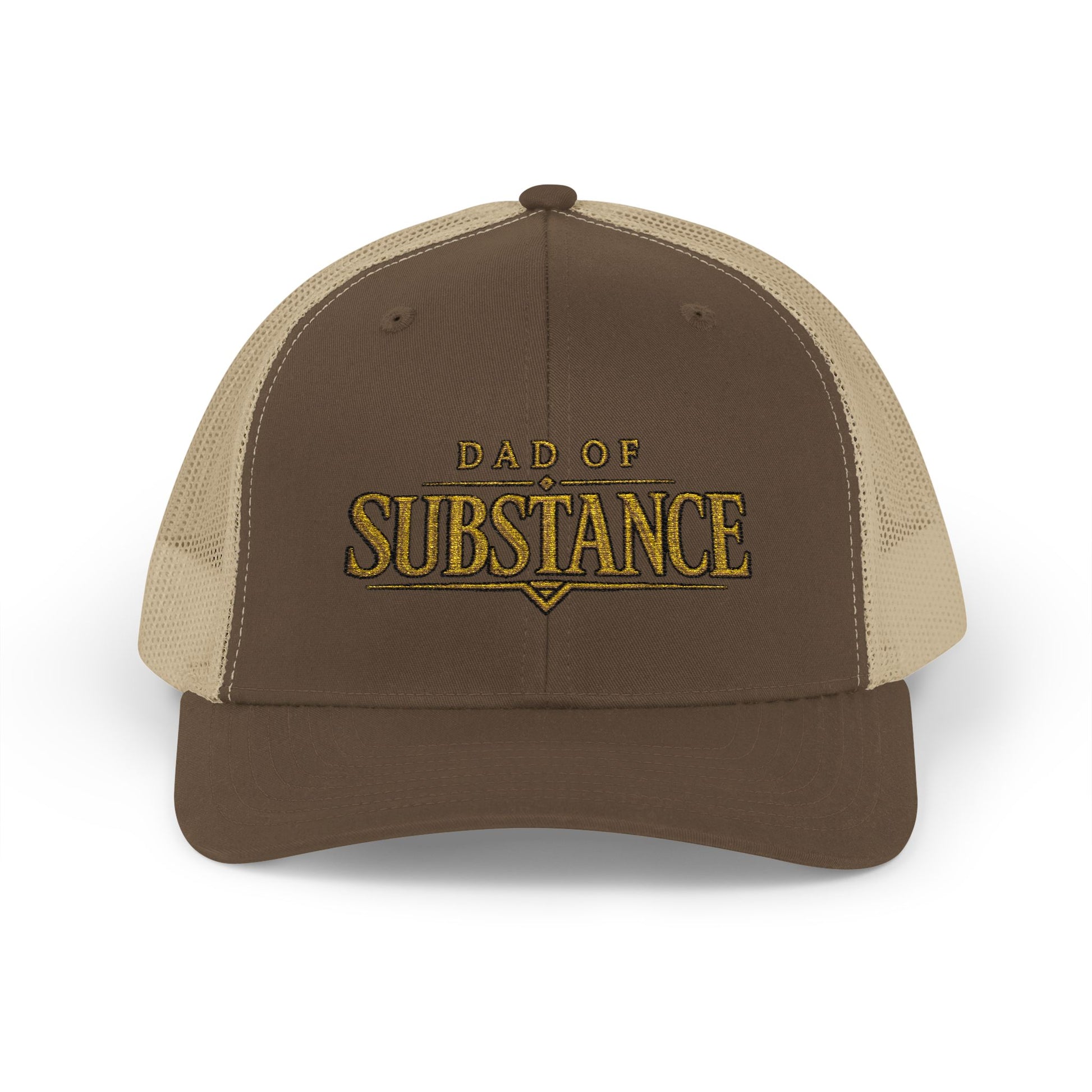 TGW COLLECTION TM - Dad of Substance Snapback Trucker Cap