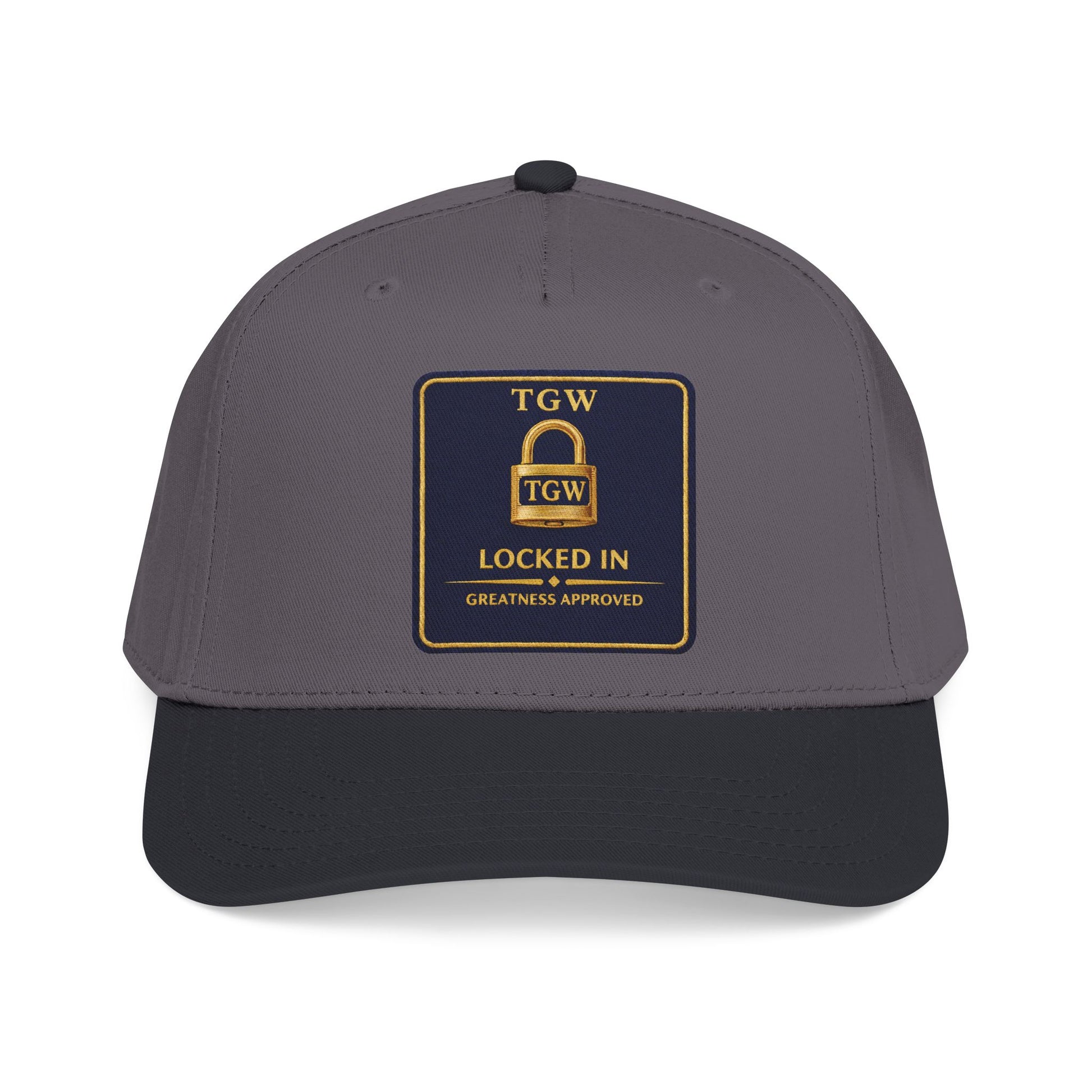 TGW “LOCKED IN” — Greatness Approved   Mid Profile Baseball Cap