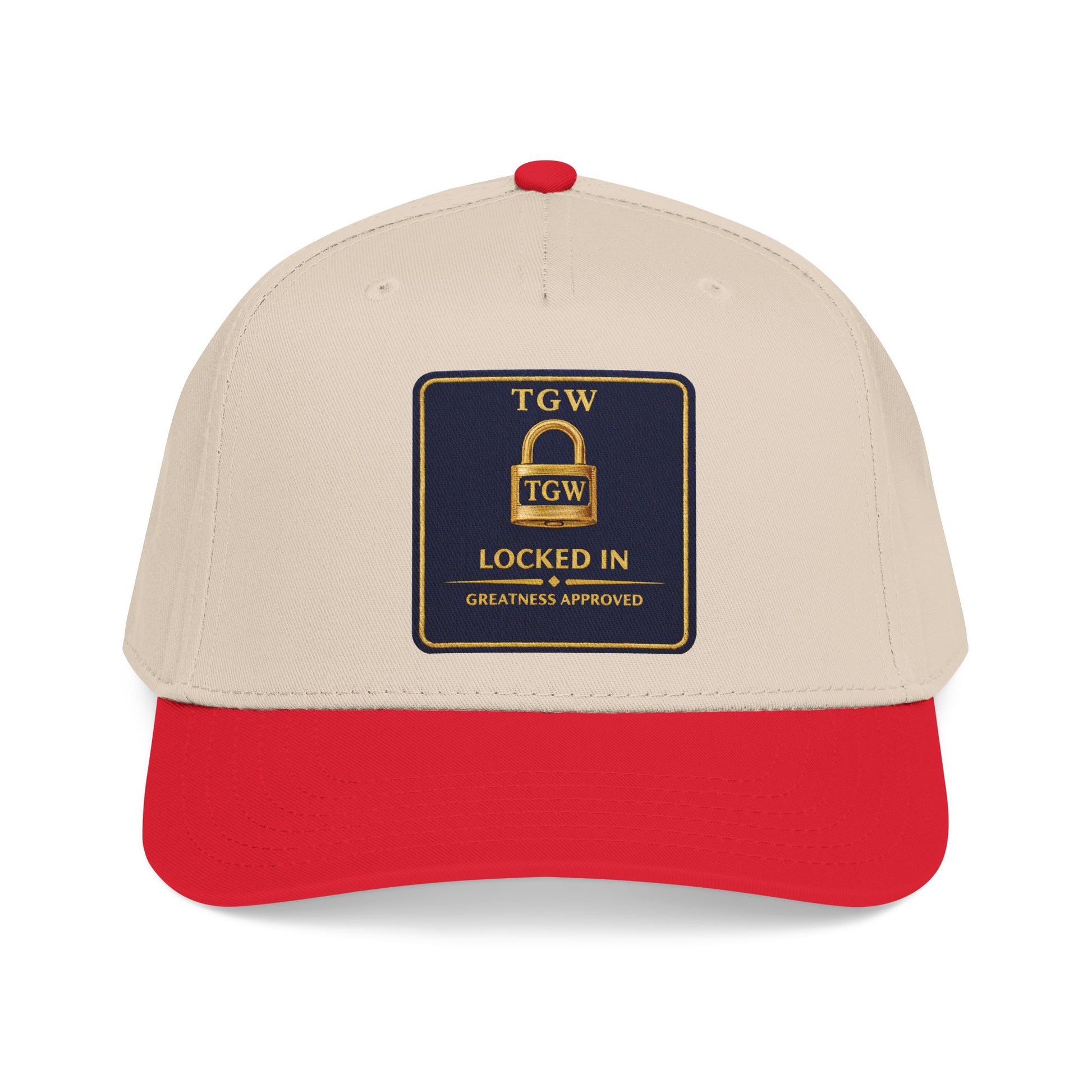 TGW “LOCKED IN” — Greatness Approved   Mid Profile Baseball Cap